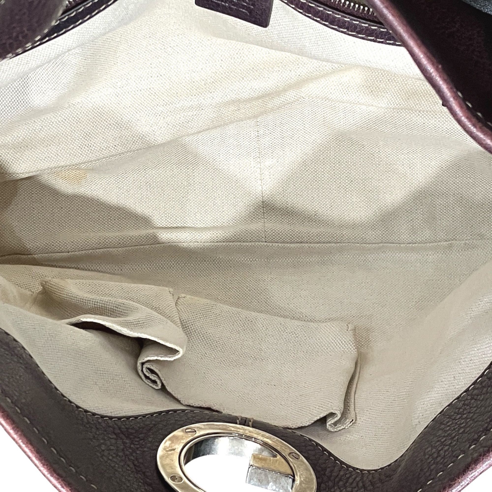 Leather Shoulder Bag (Pre-Owned) - Gucci - Modalova