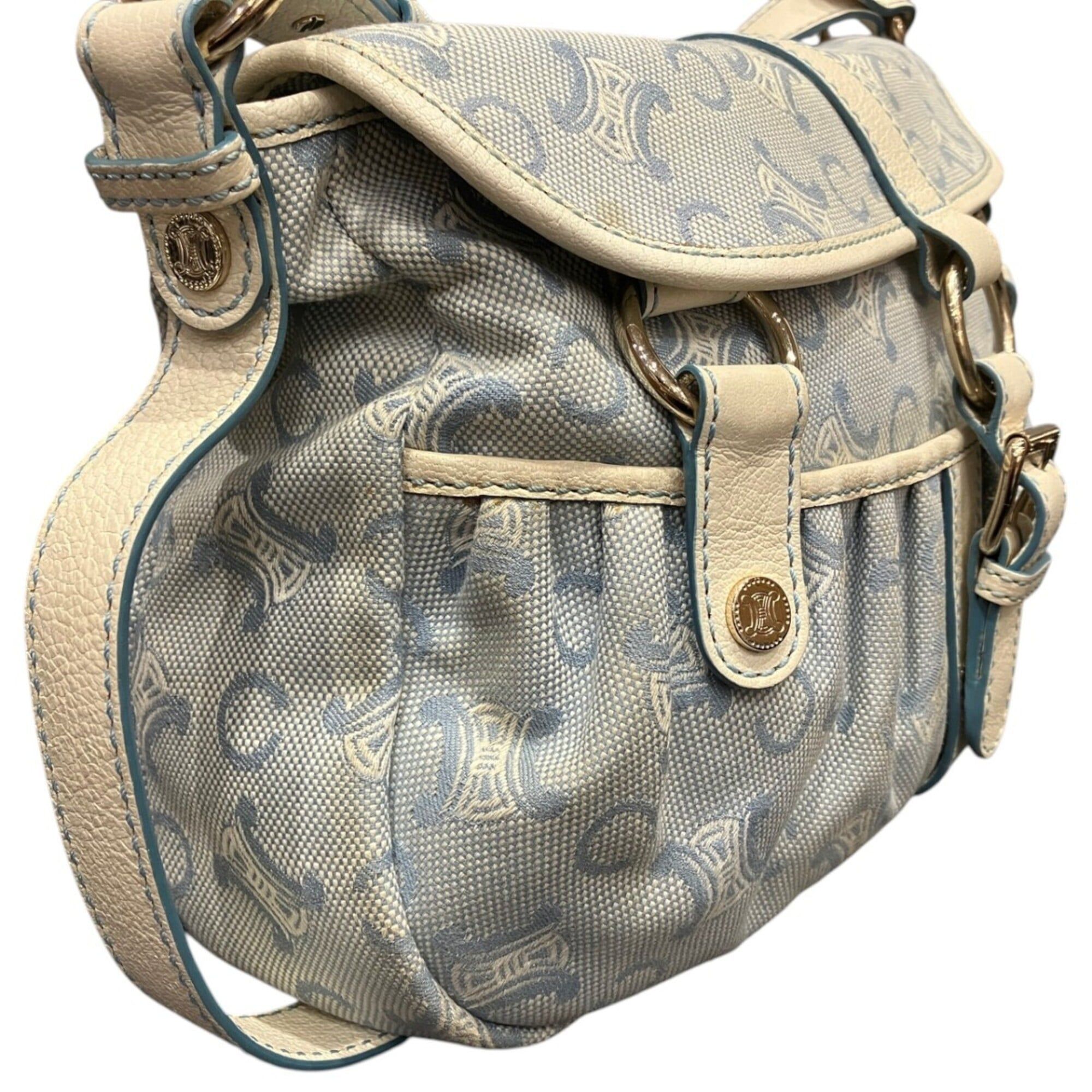 Canvas Leather Shoulder Bag (Pre-Owned) - Celine - Modalova