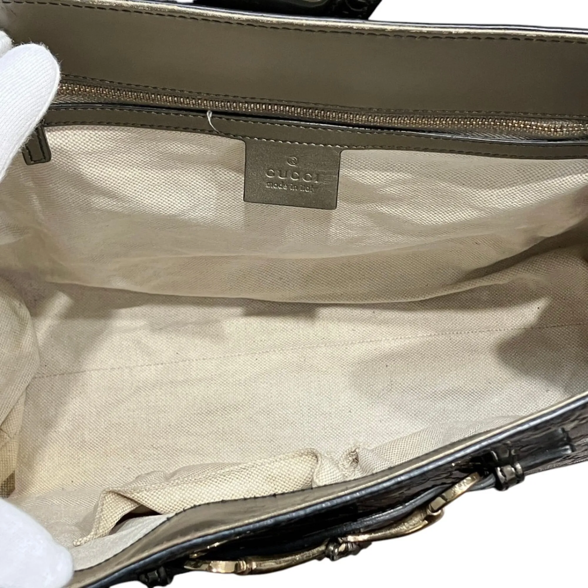 Leather Shoulder Bag (Pre-Owned) - Gucci - Modalova