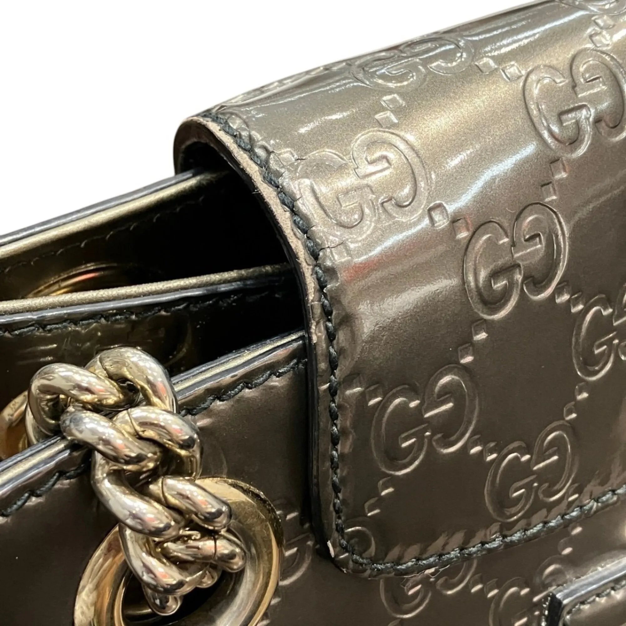 Leather Shoulder Bag (Pre-Owned) - Gucci - Modalova