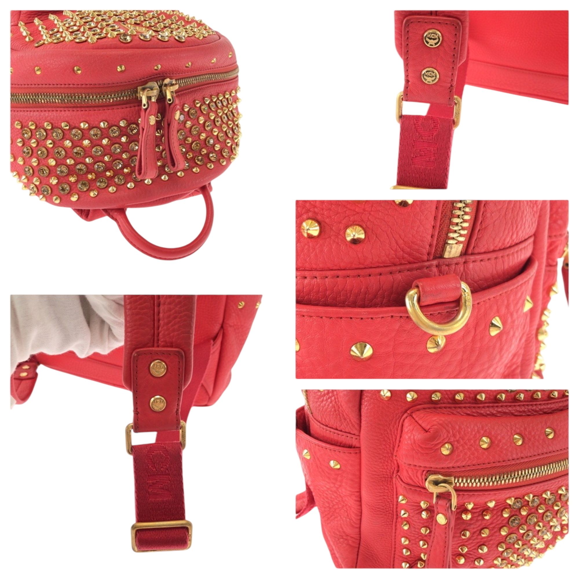 Leather Backpack (Pre-Owned) - MCM - Modalova