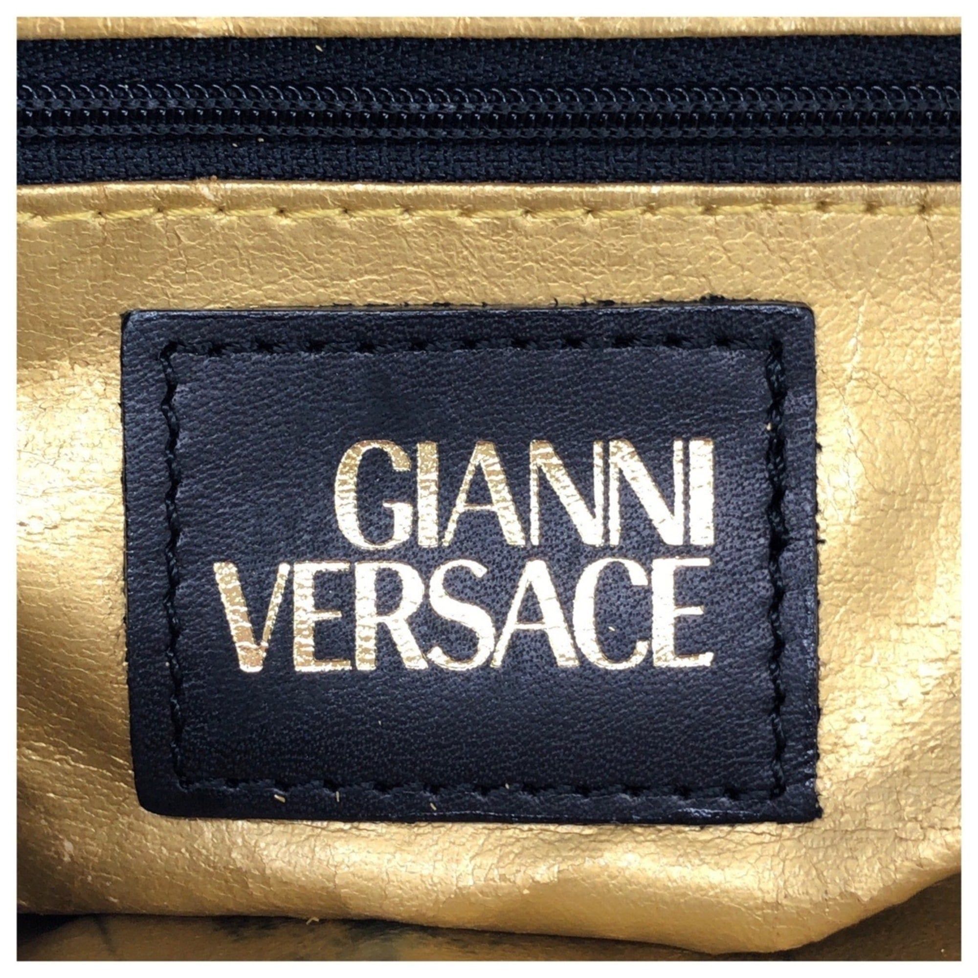 Pvc Leather Backpack (Pre-Owned) - Versace - Modalova