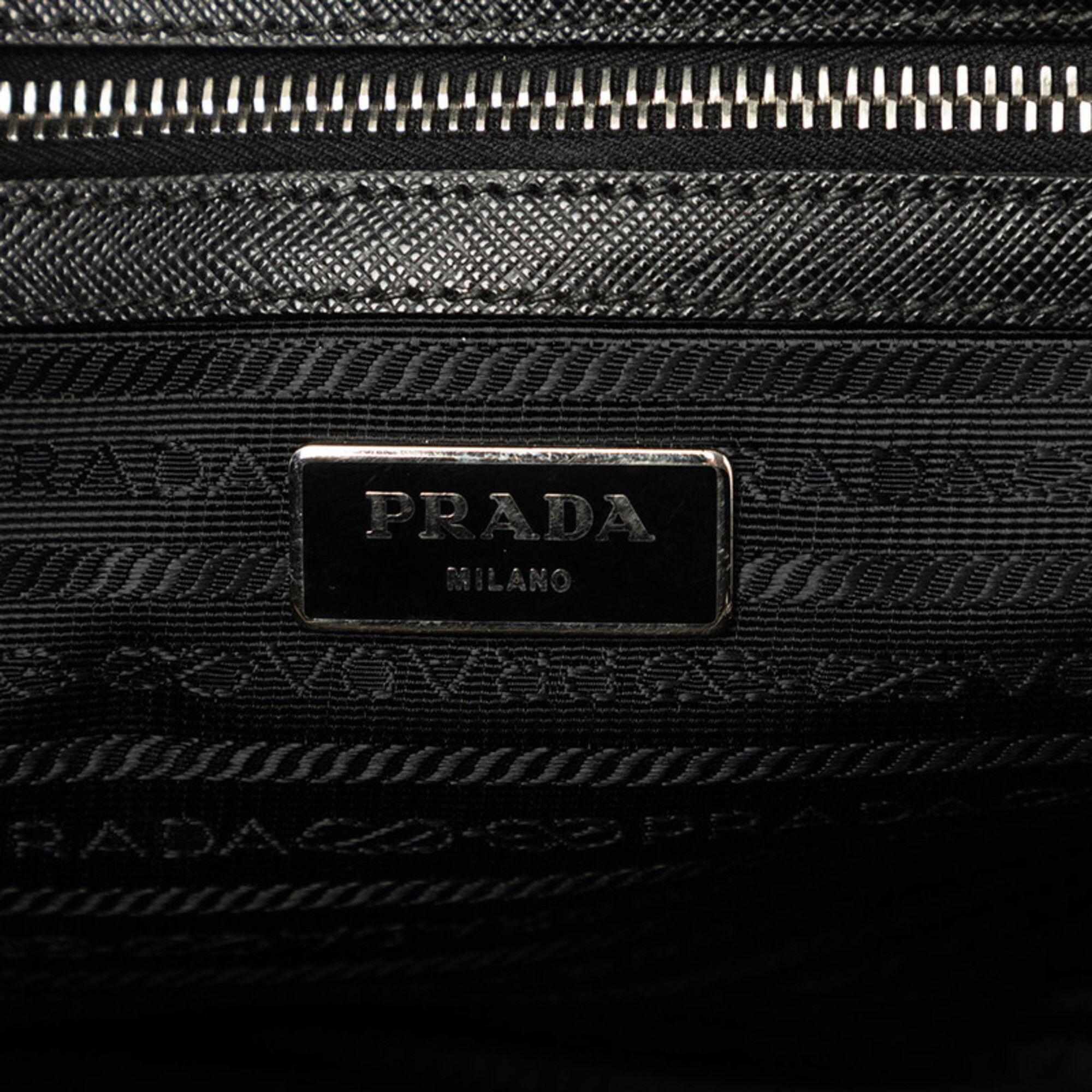 Leather Briefcase Handbag (Pre-Owned) - Prada - Modalova