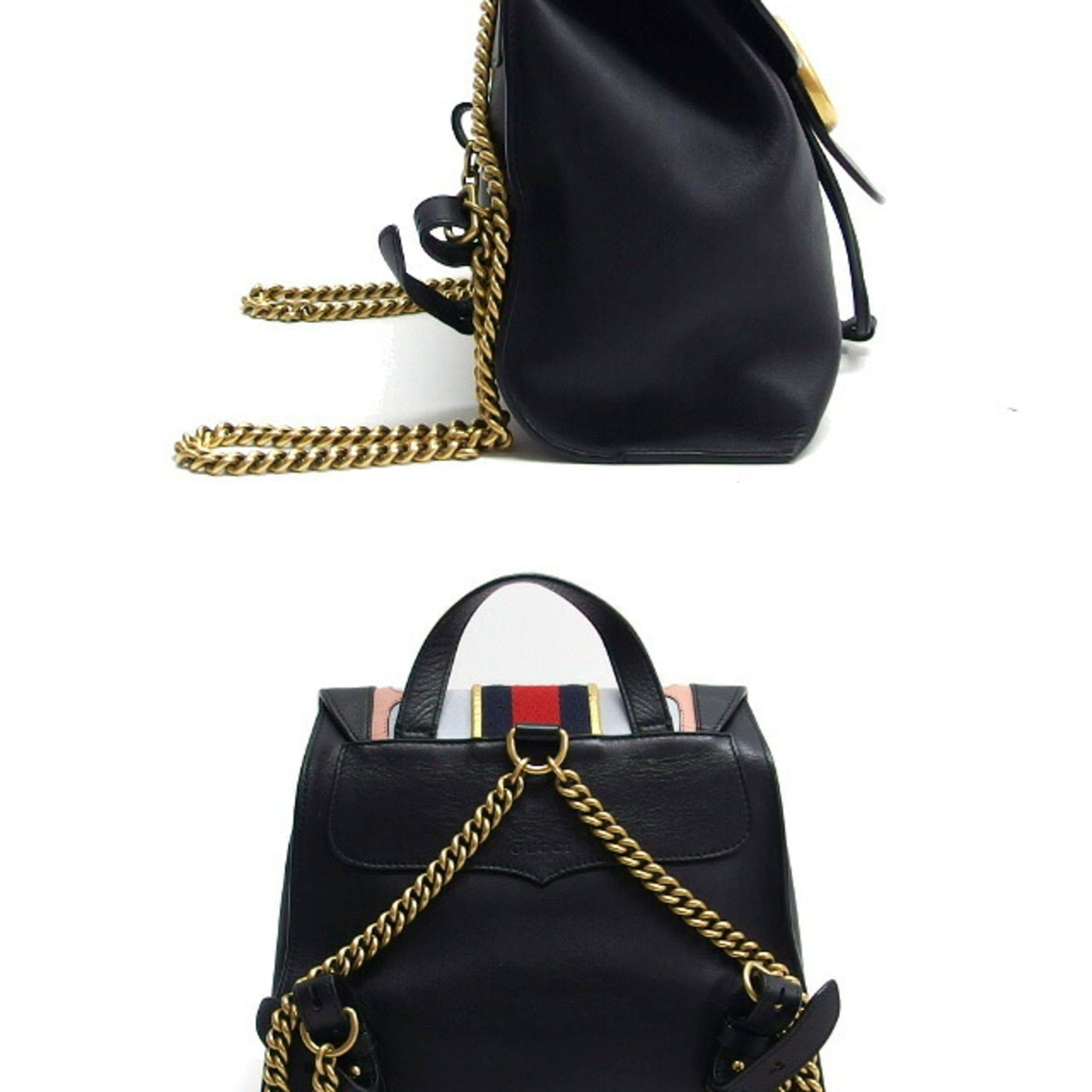 Leather Backpack (Pre-Owned) - Gucci - Modalova