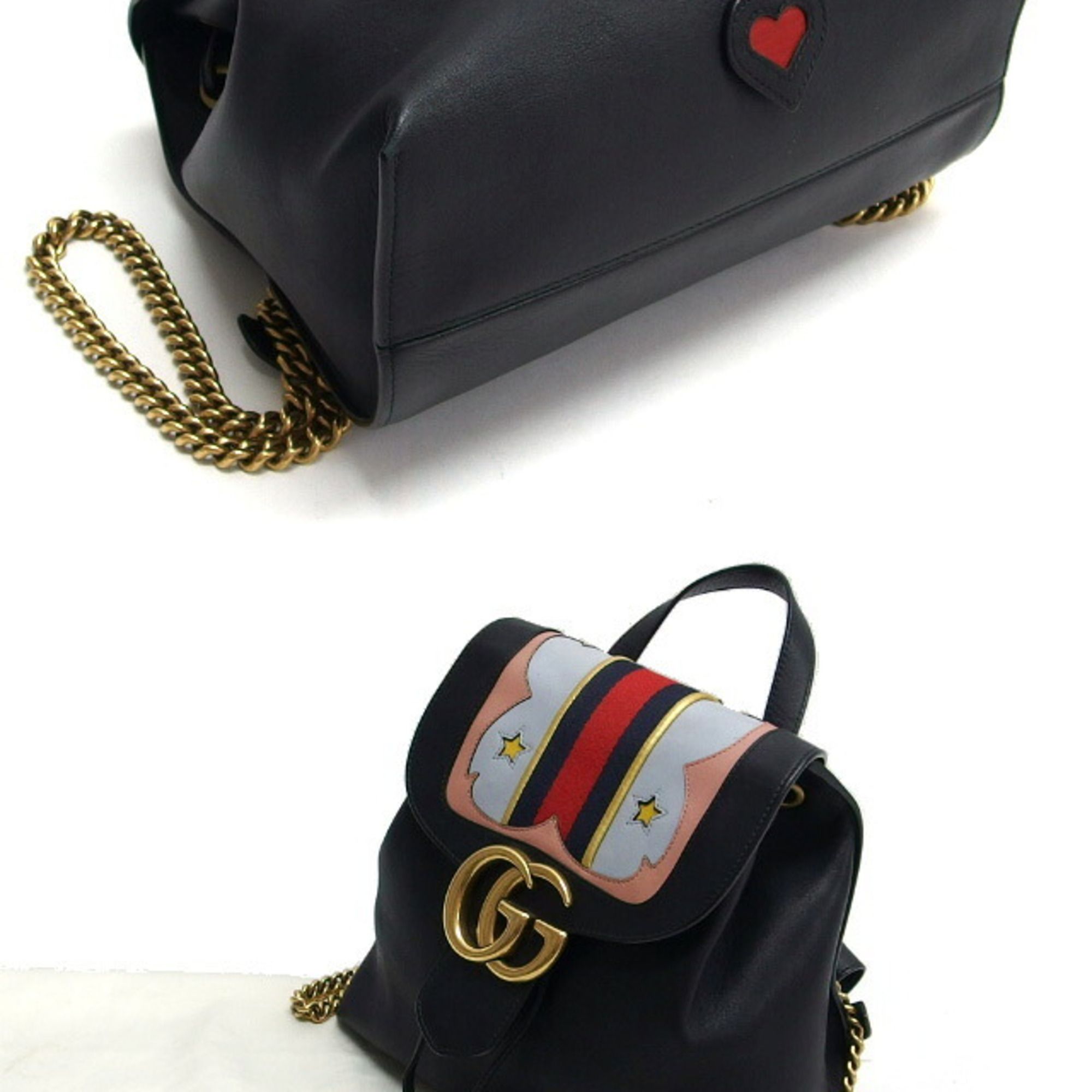 Leather Backpack (Pre-Owned) - Gucci - Modalova