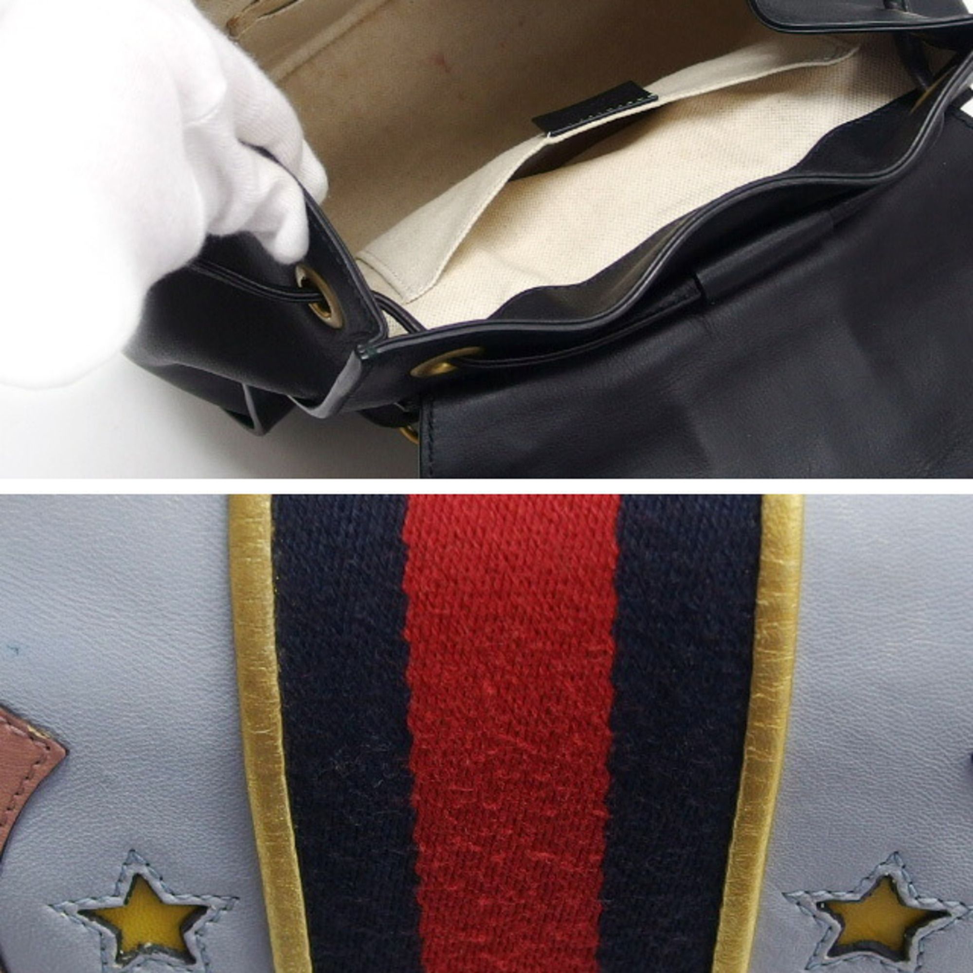 Leather Backpack (Pre-Owned) - Gucci - Modalova