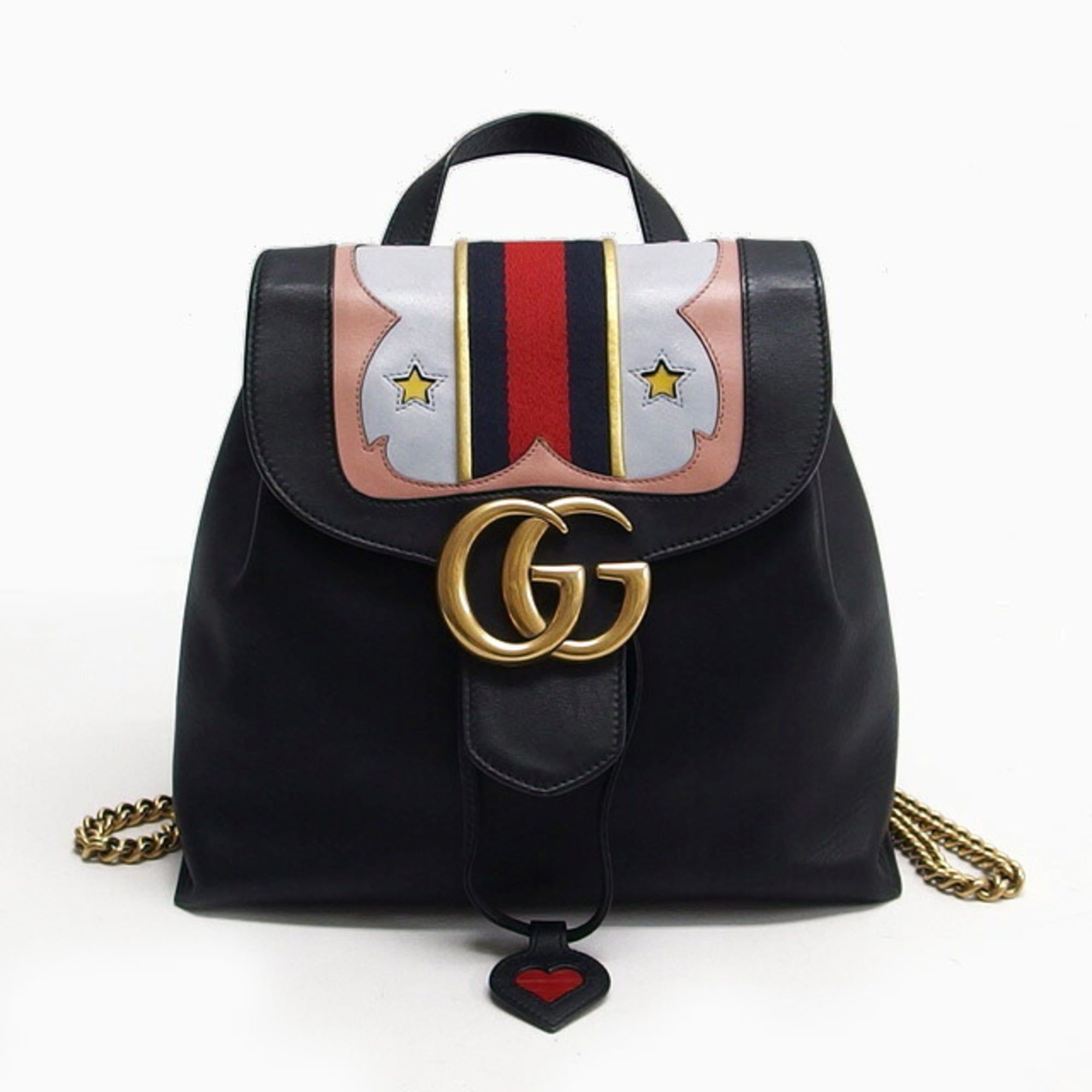 Leather Backpack (Pre-Owned) - Gucci - Modalova