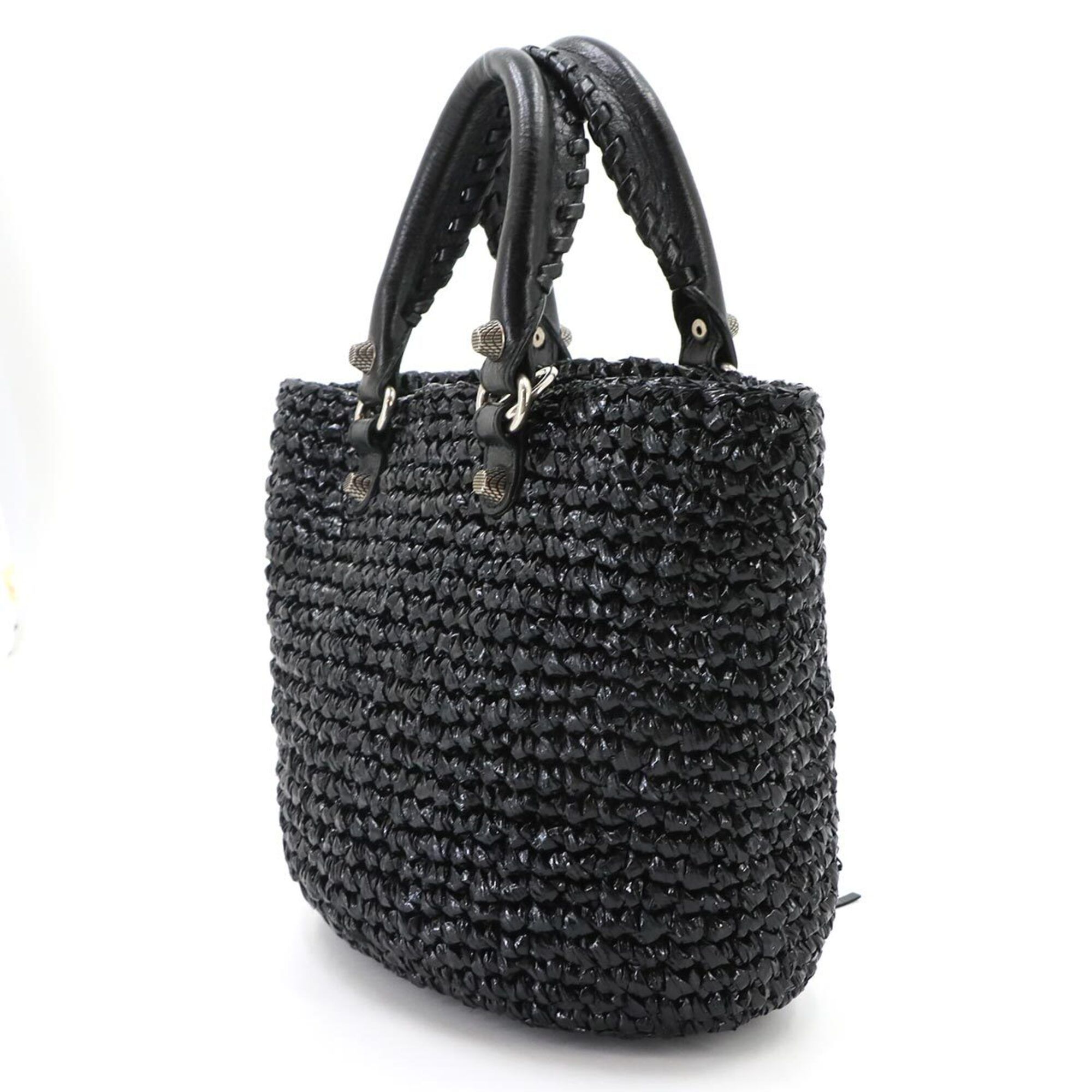 Polypropylene Leather Basket Handbag (Pre-Owned) - Balenciaga - Modalova
