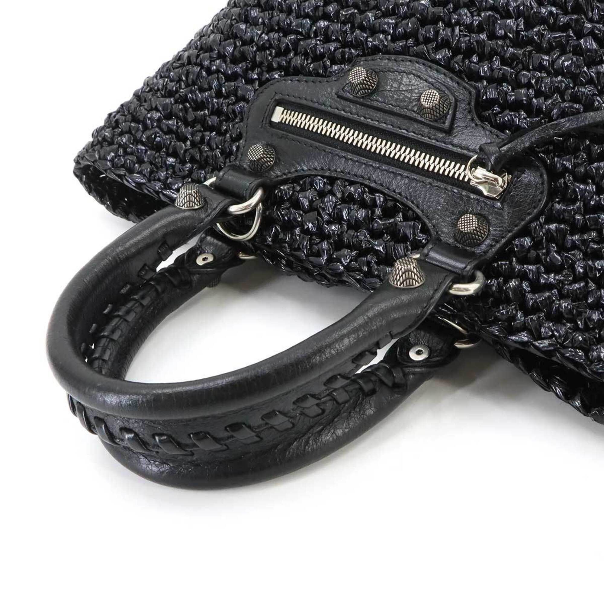 Polypropylene Leather Basket Handbag (Pre-Owned) - Balenciaga - Modalova