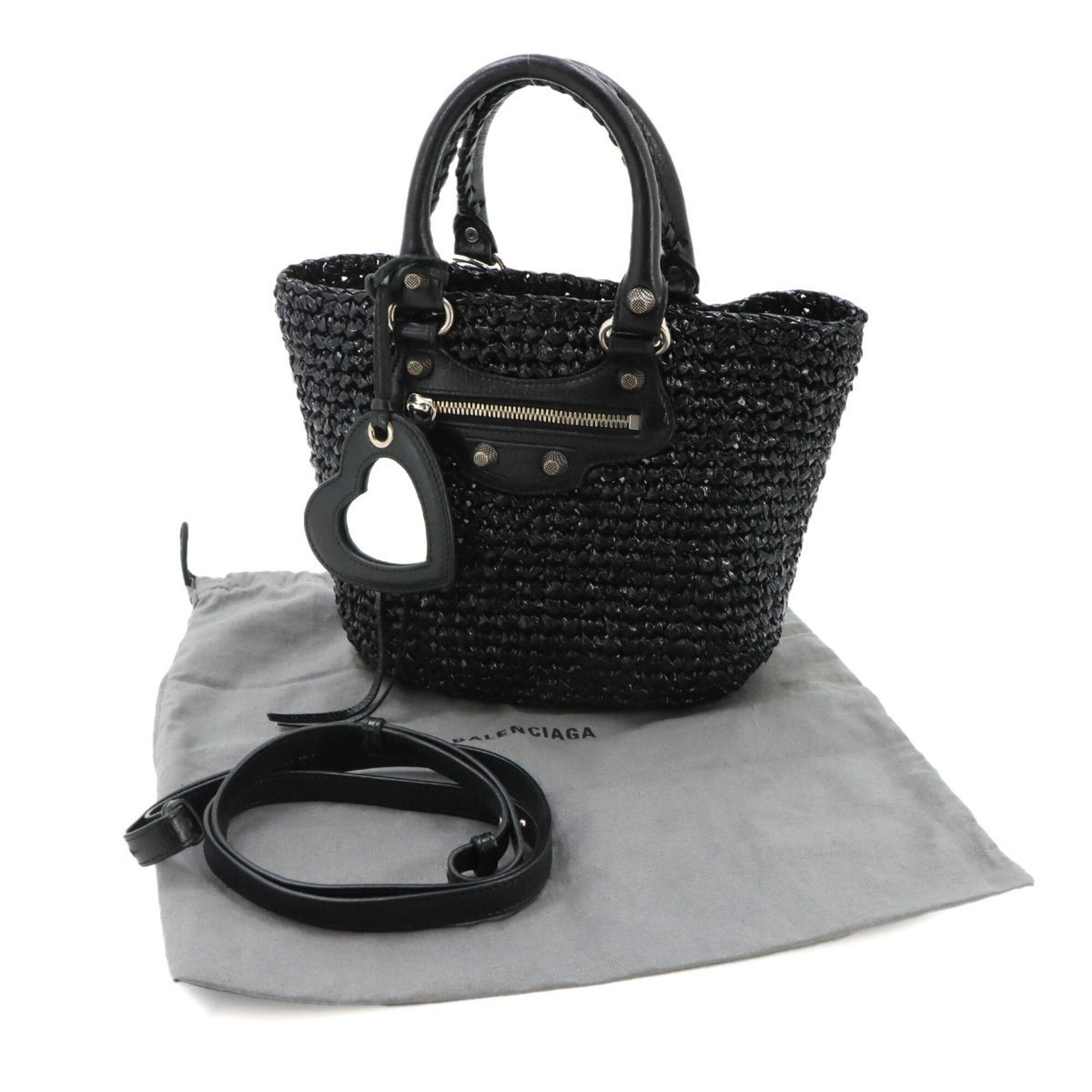 Polypropylene Leather Basket Handbag (Pre-Owned) - Balenciaga - Modalova