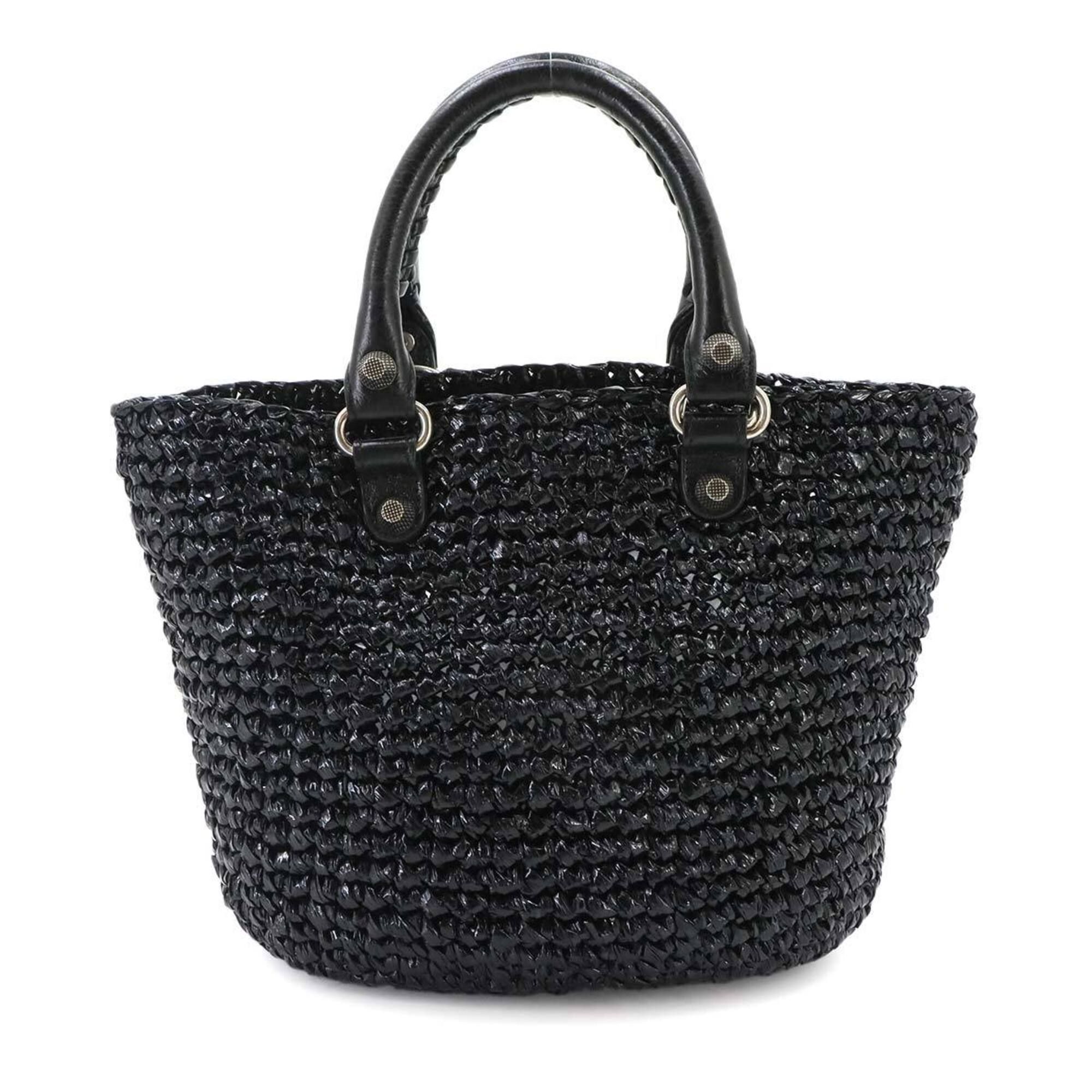 Polypropylene Leather Basket Handbag (Pre-Owned) - Balenciaga - Modalova