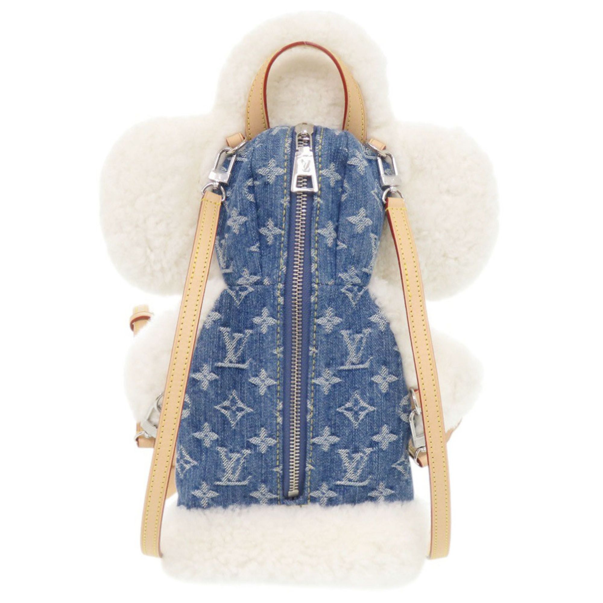 Monogram Denim Backpack (Pre-Owned) - Louis Vuitton - Modalova