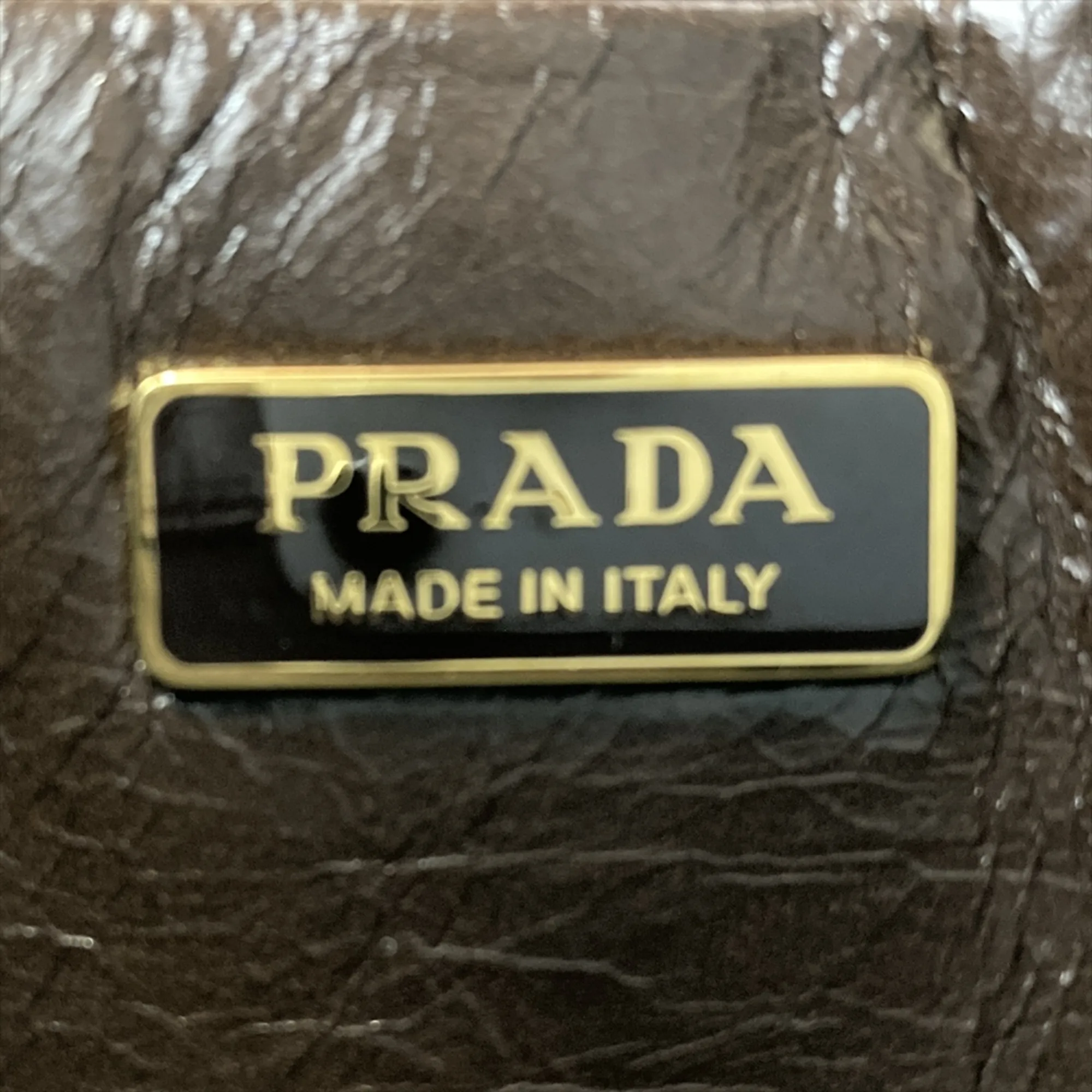 Leather Shoulder Bag (Pre-Owned) - Prada - Modalova
