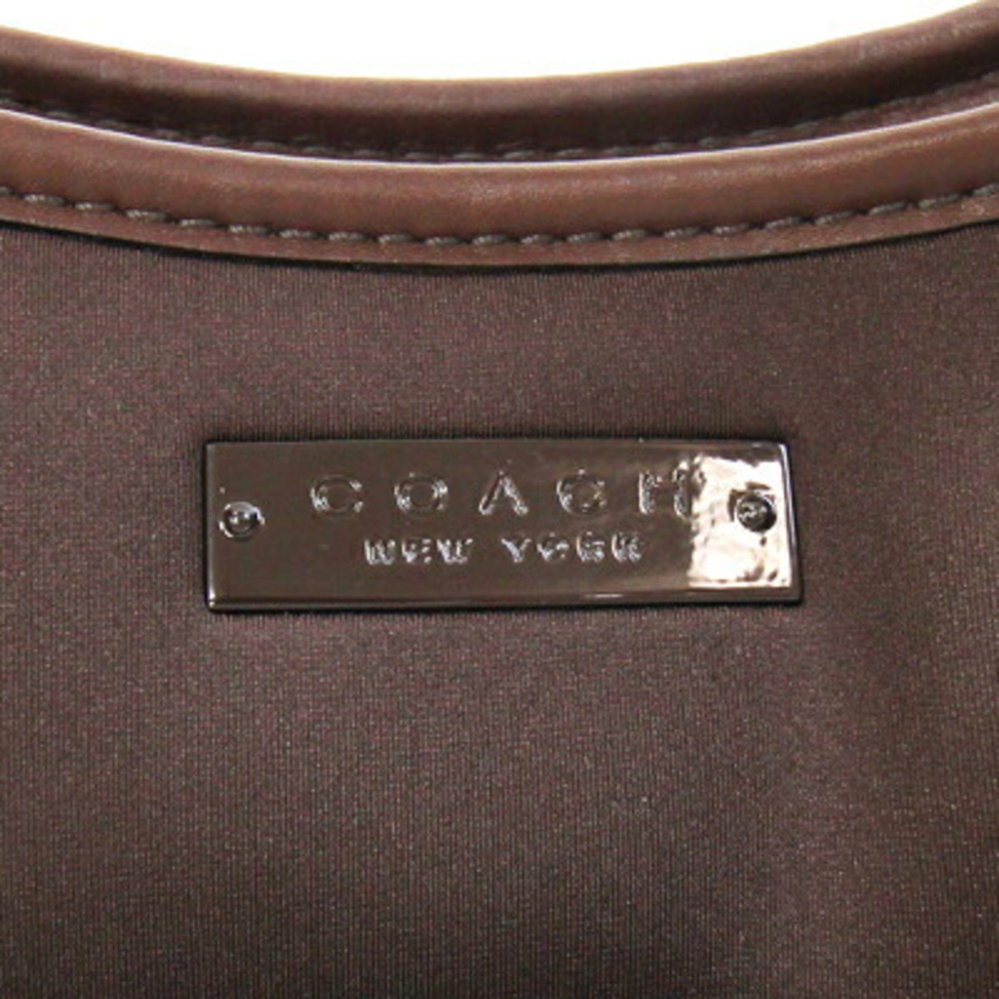 Elastane Leather Handbag Shoulder Bag (Pre-Owned) - Coach - Modalova