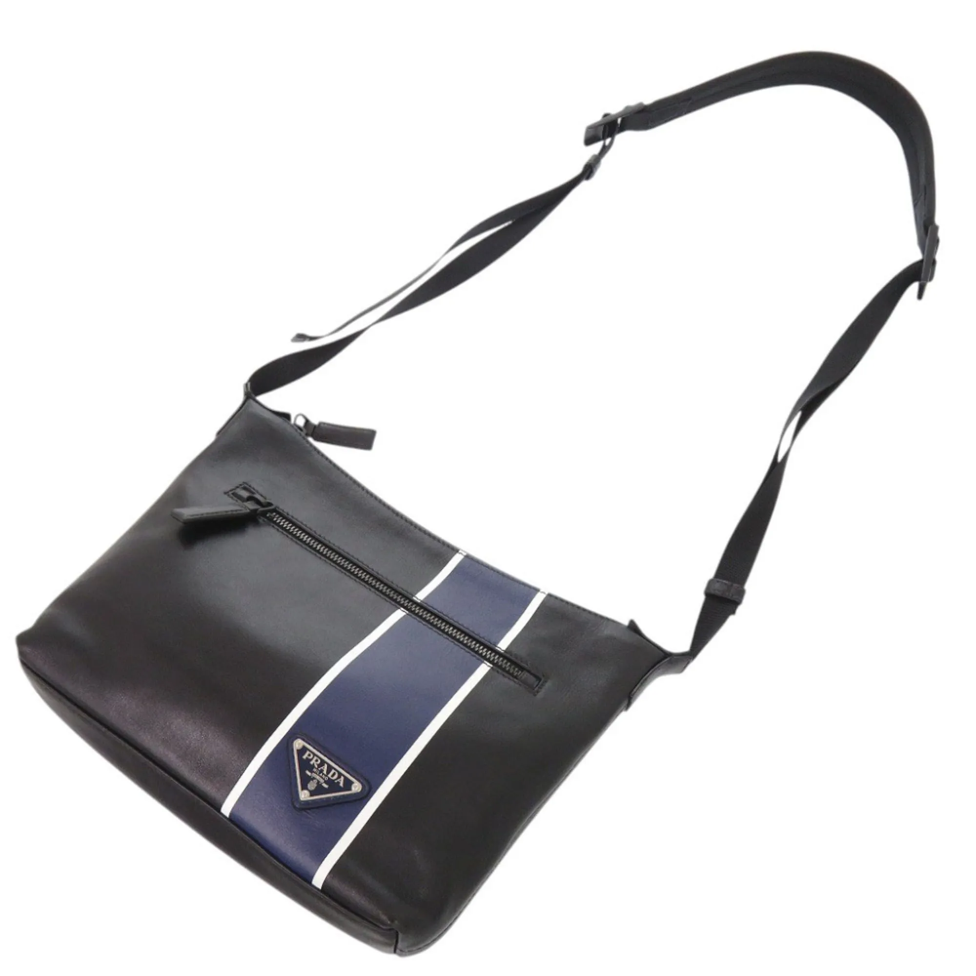 Leather Shoulder Bag (Pre-Owned) - Prada - Modalova