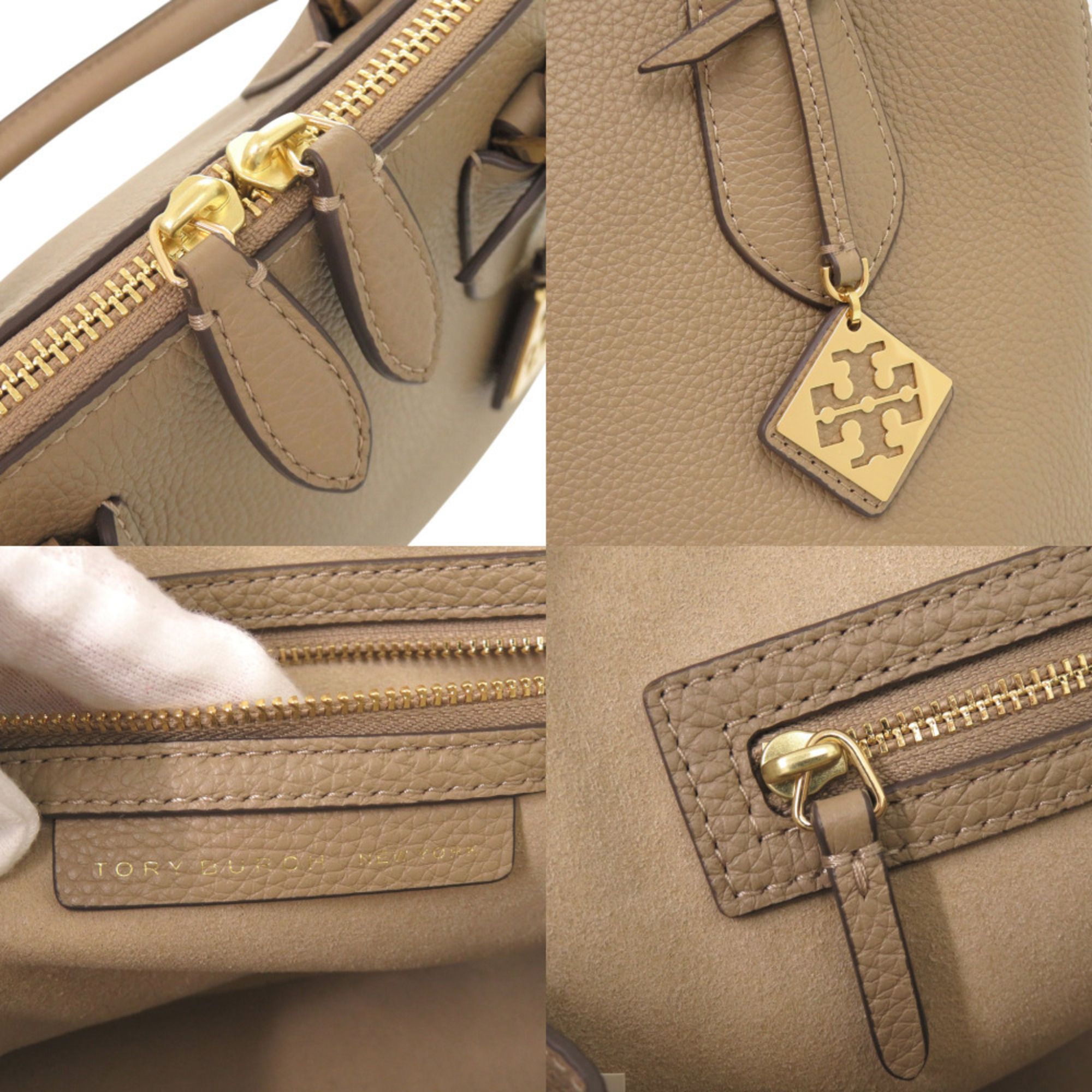 Leather Handbag Shoulder Bag (Pre-Owned) - Tory Burch - Modalova