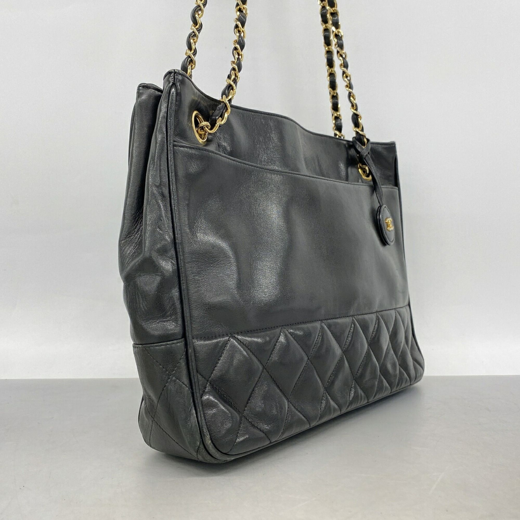 Leather Tote Bag (Pre-Owned) - Chanel - Modalova