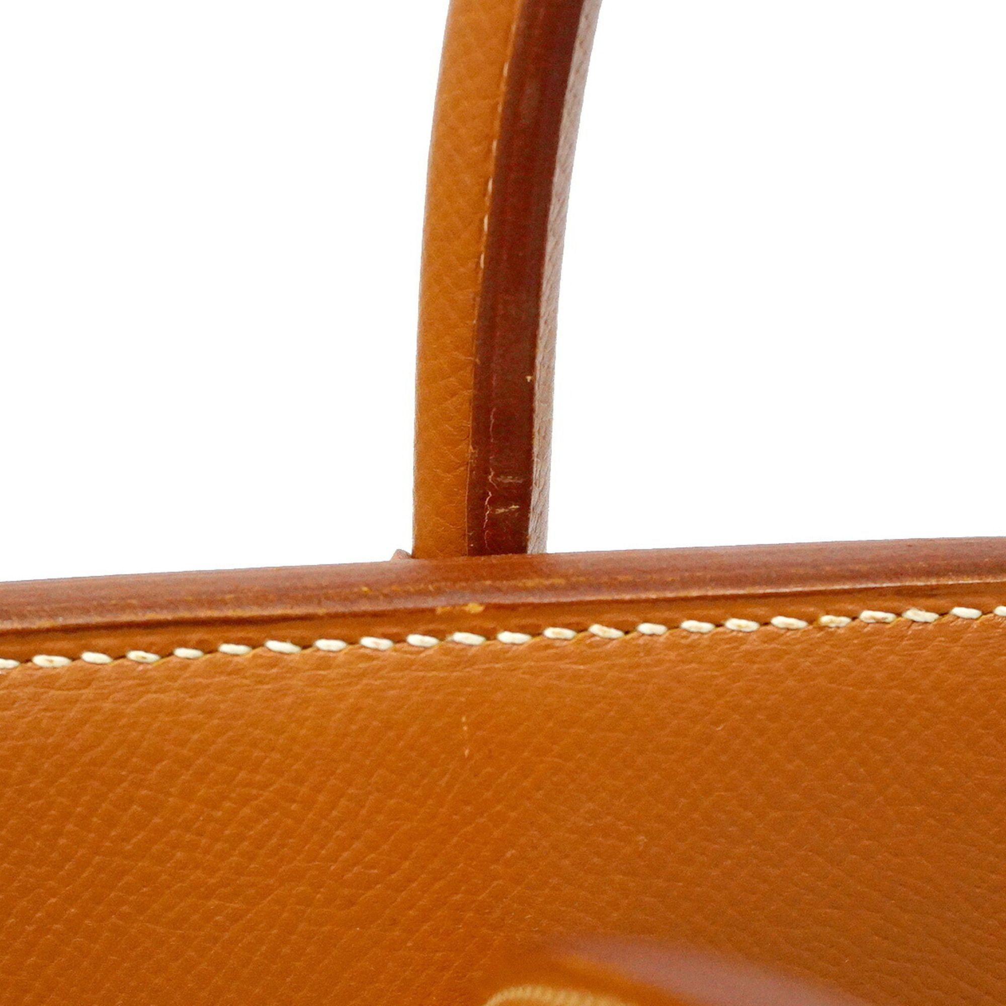 Courchevel Leather Handbag (Pre-Owned) - Hermes - Modalova