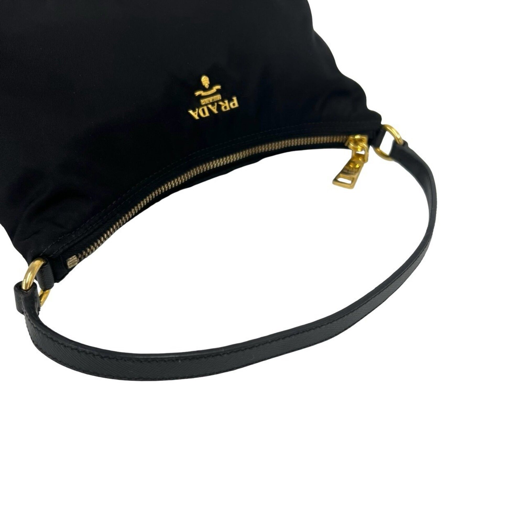 Nylon Leather Handbag Pouch (Pre-Owned) - Prada - Modalova