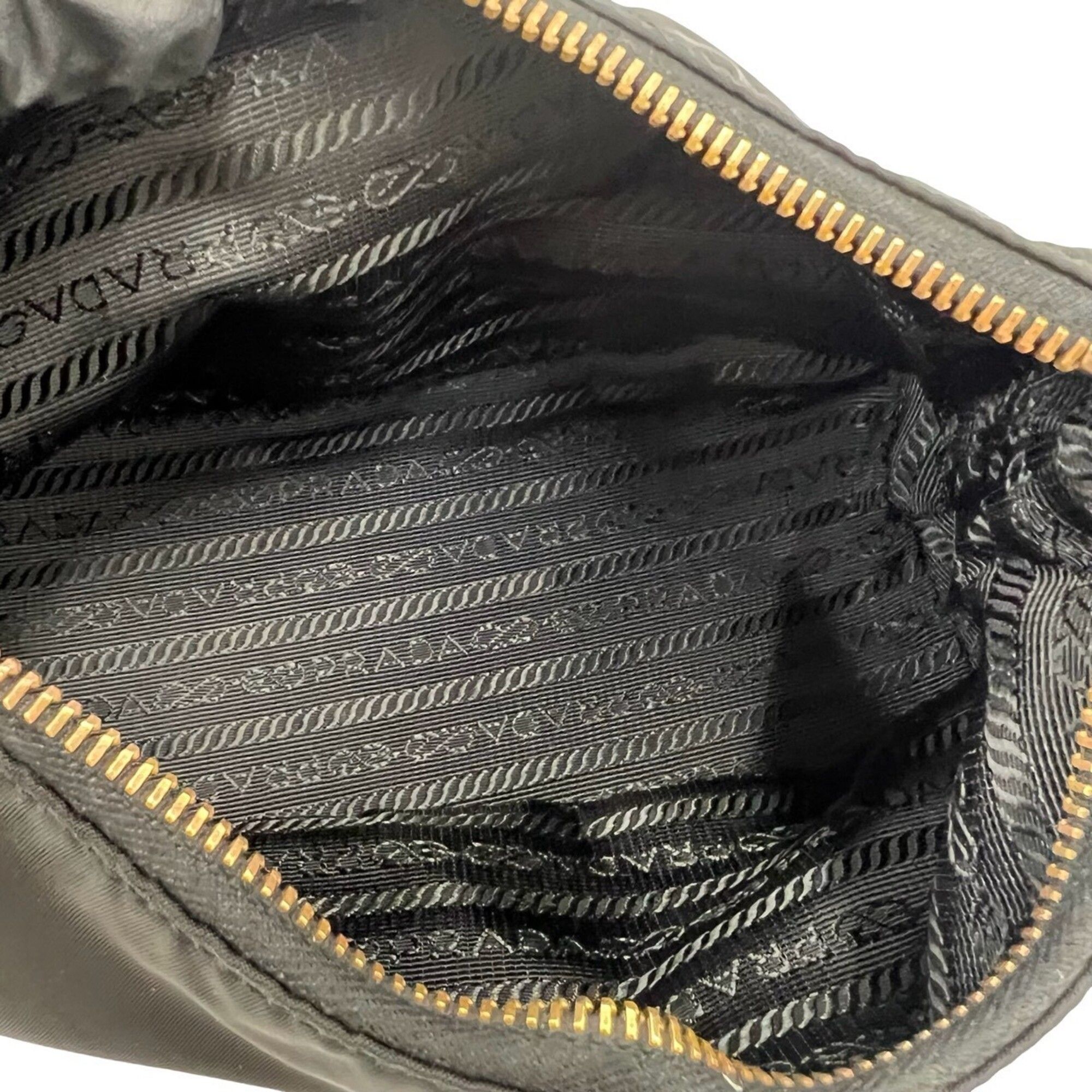 Nylon Leather Handbag Pouch (Pre-Owned) - Prada - Modalova