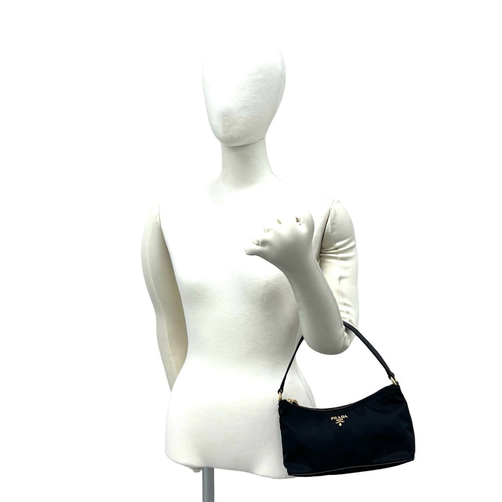 Nylon Leather Handbag Pouch (Pre-Owned) - Prada - Modalova