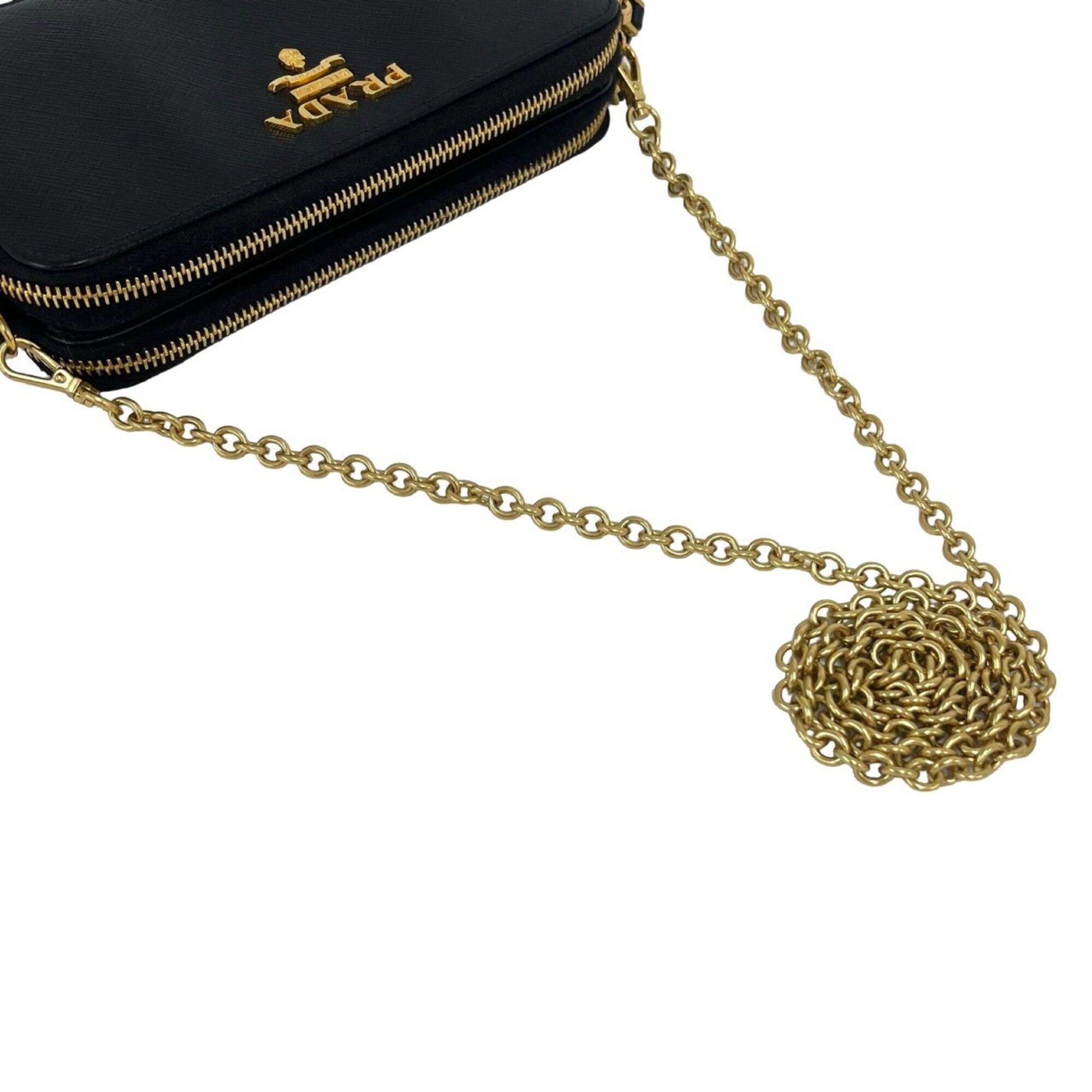 Leather Pochette Shoulder Bag (Pre-Owned) - Prada - Modalova