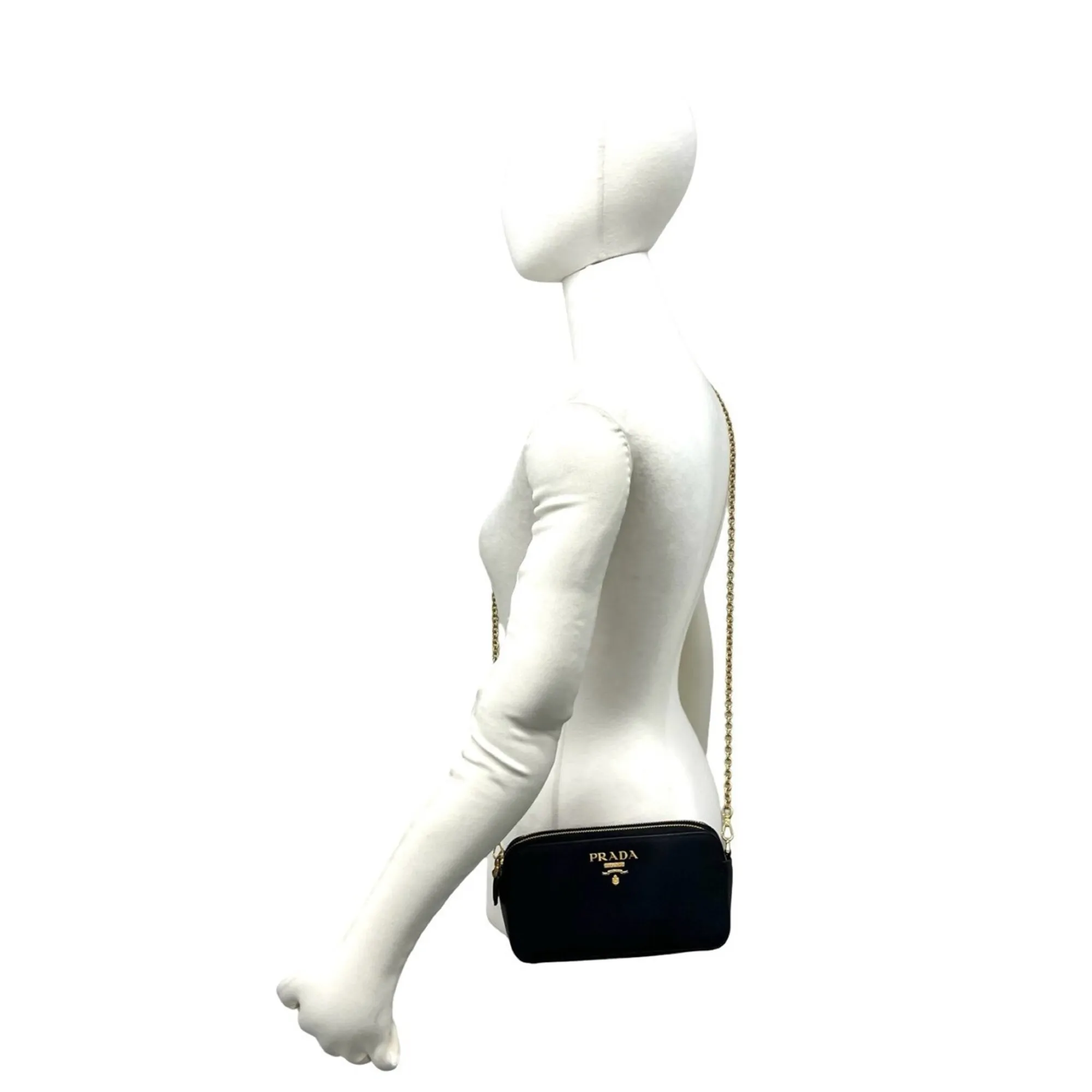 Leather Pochette Shoulder Bag (Pre-Owned) - Prada - Modalova