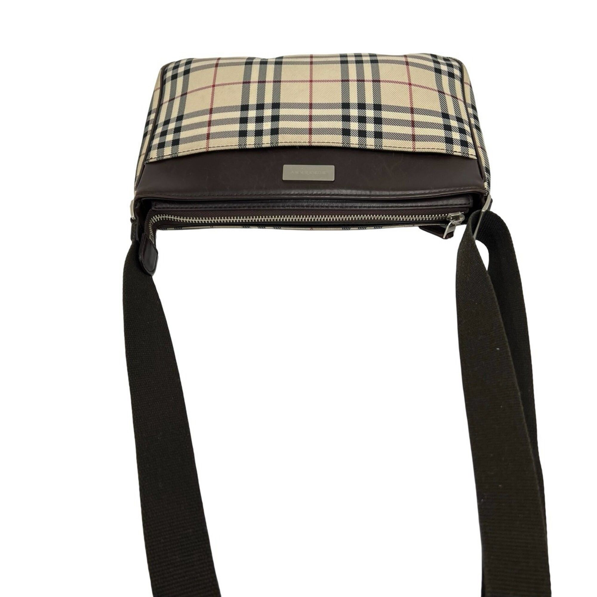 Canvas Leather Shoulder Bag (Pre-Owned) - Burberry - Modalova