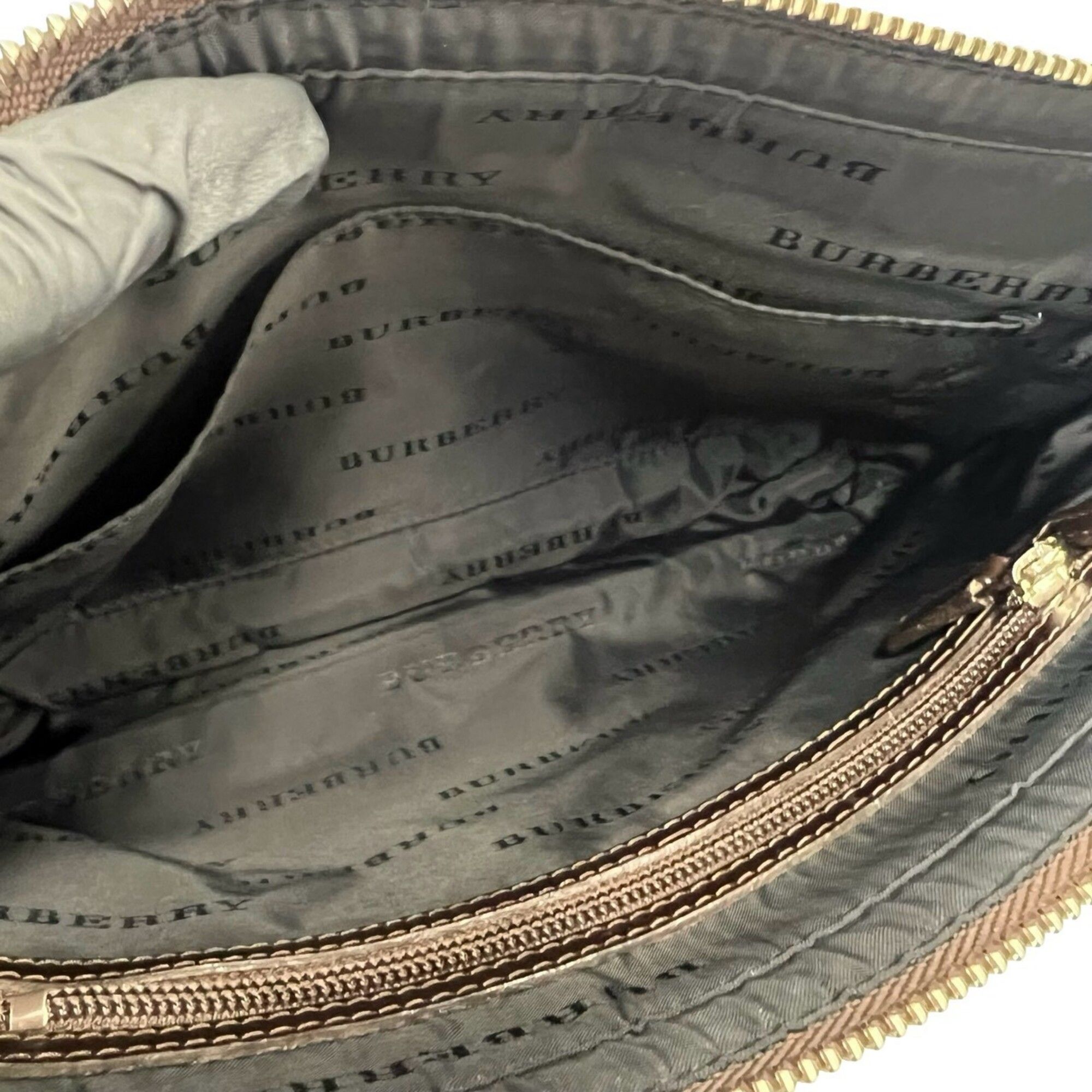 Canvas Leather Shoulder Bag (Pre-Owned) - Burberry - Modalova