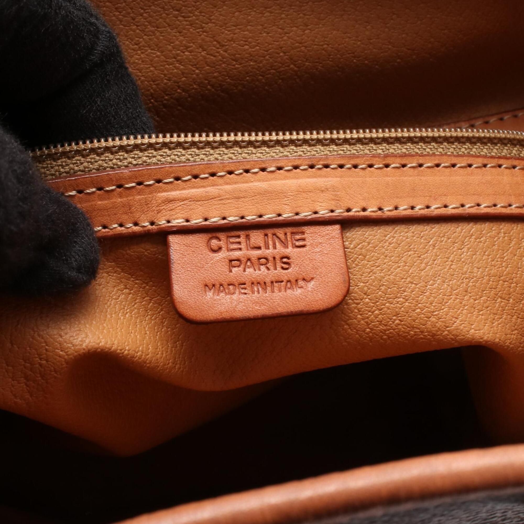 Coated Canvas Leather Backpack Handbag (Pre-Owned) - Celine - Modalova