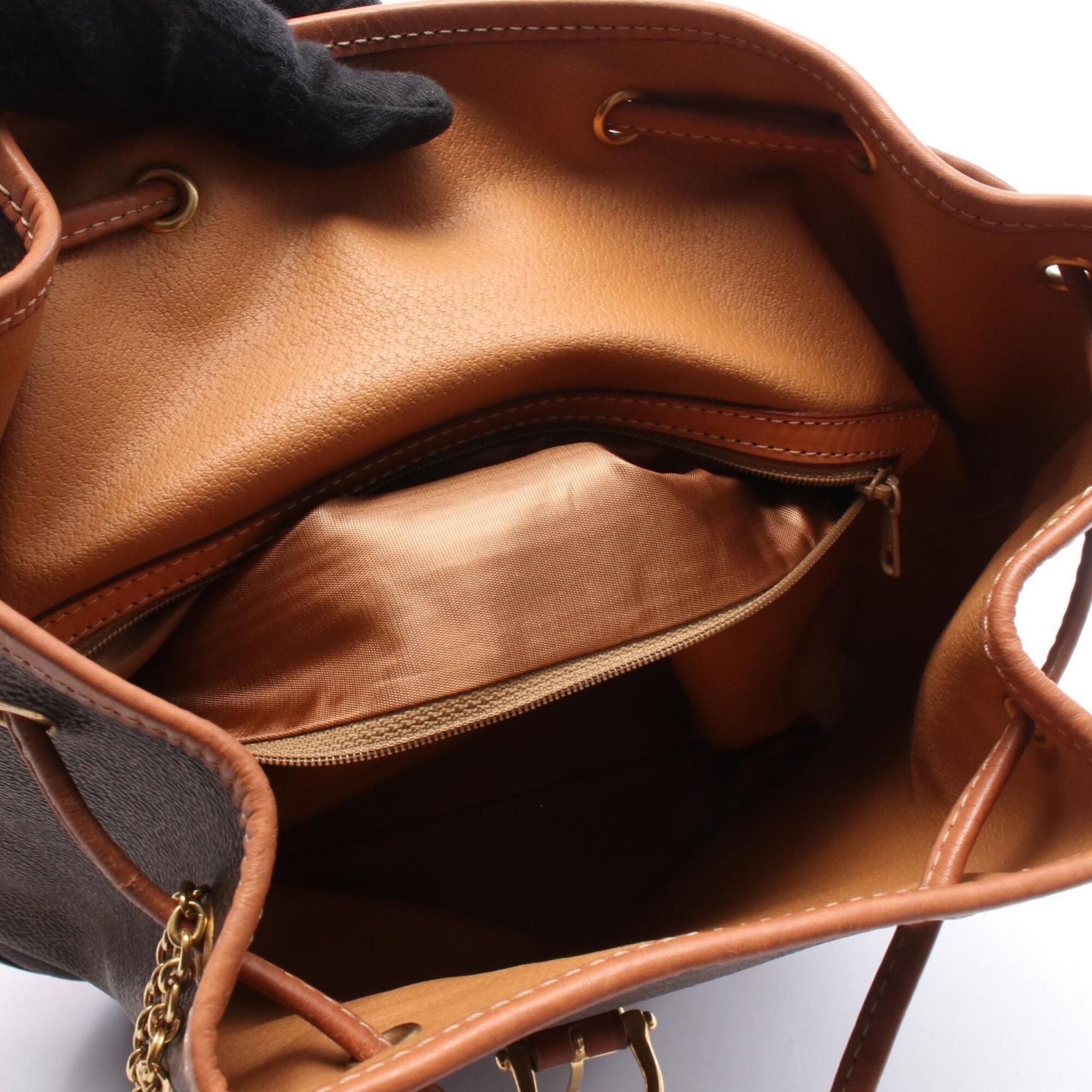 Coated Canvas Leather Backpack Handbag (Pre-Owned) - Celine - Modalova