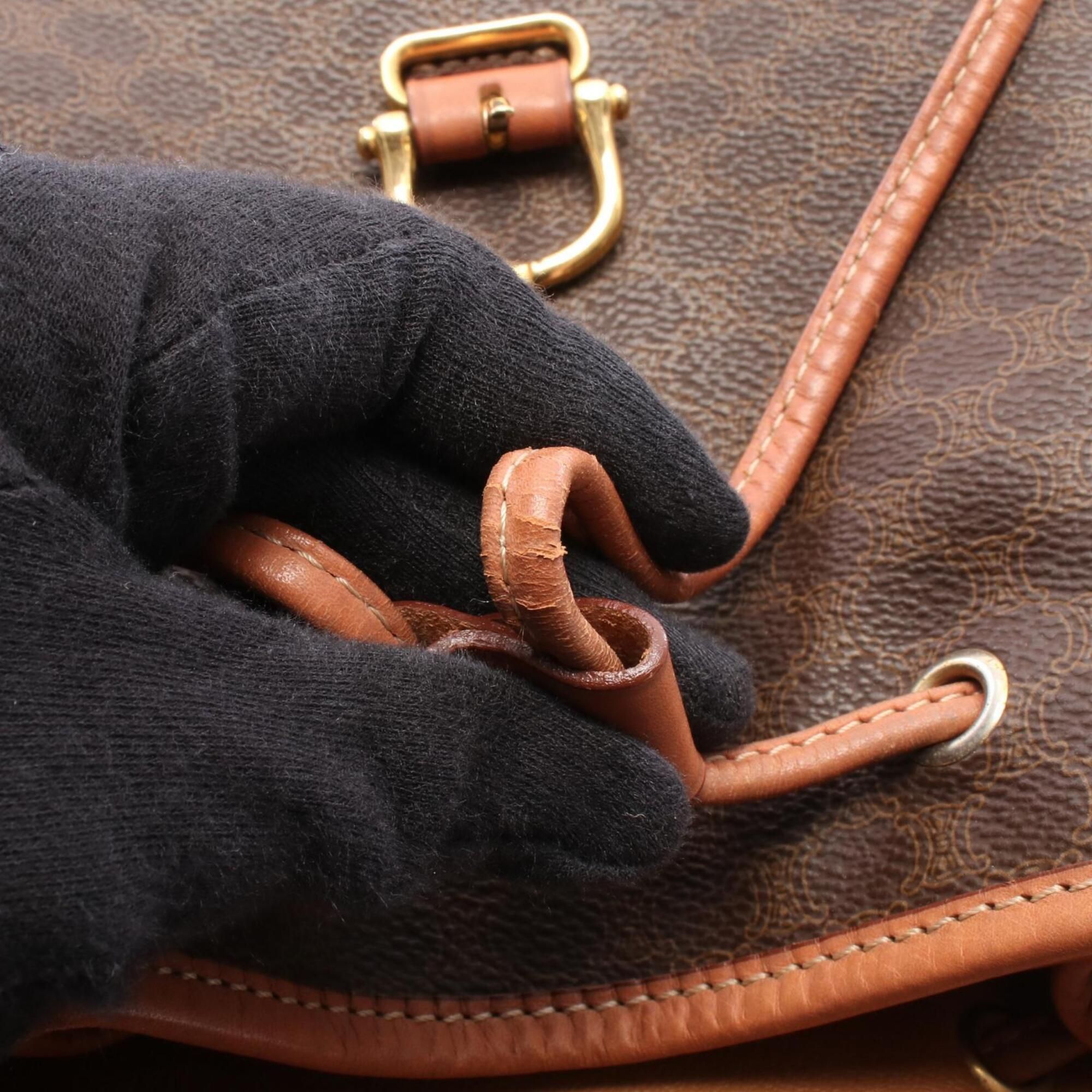 Coated Canvas Leather Backpack Handbag (Pre-Owned) - Celine - Modalova