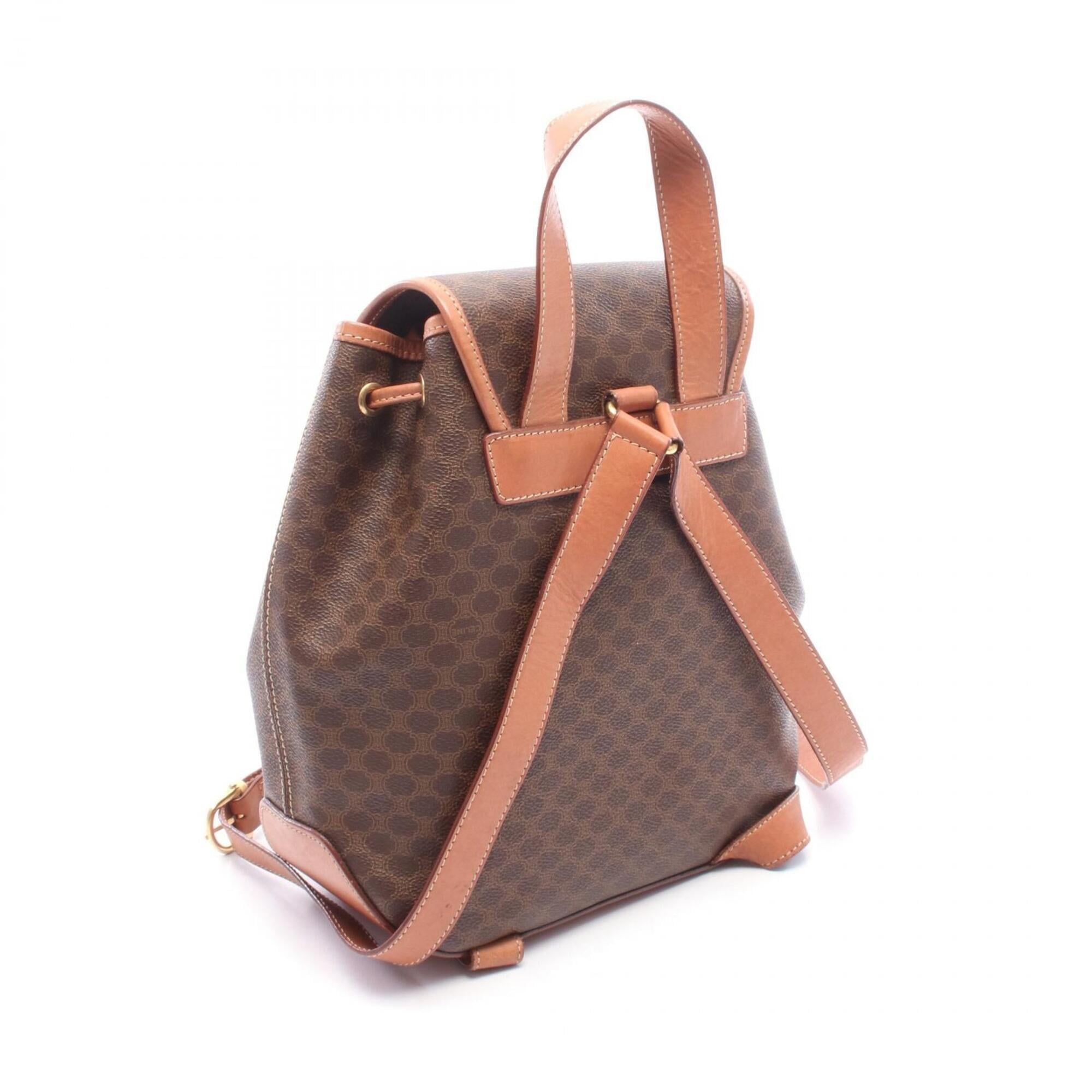 Coated Canvas Leather Backpack Handbag (Pre-Owned) - Celine - Modalova