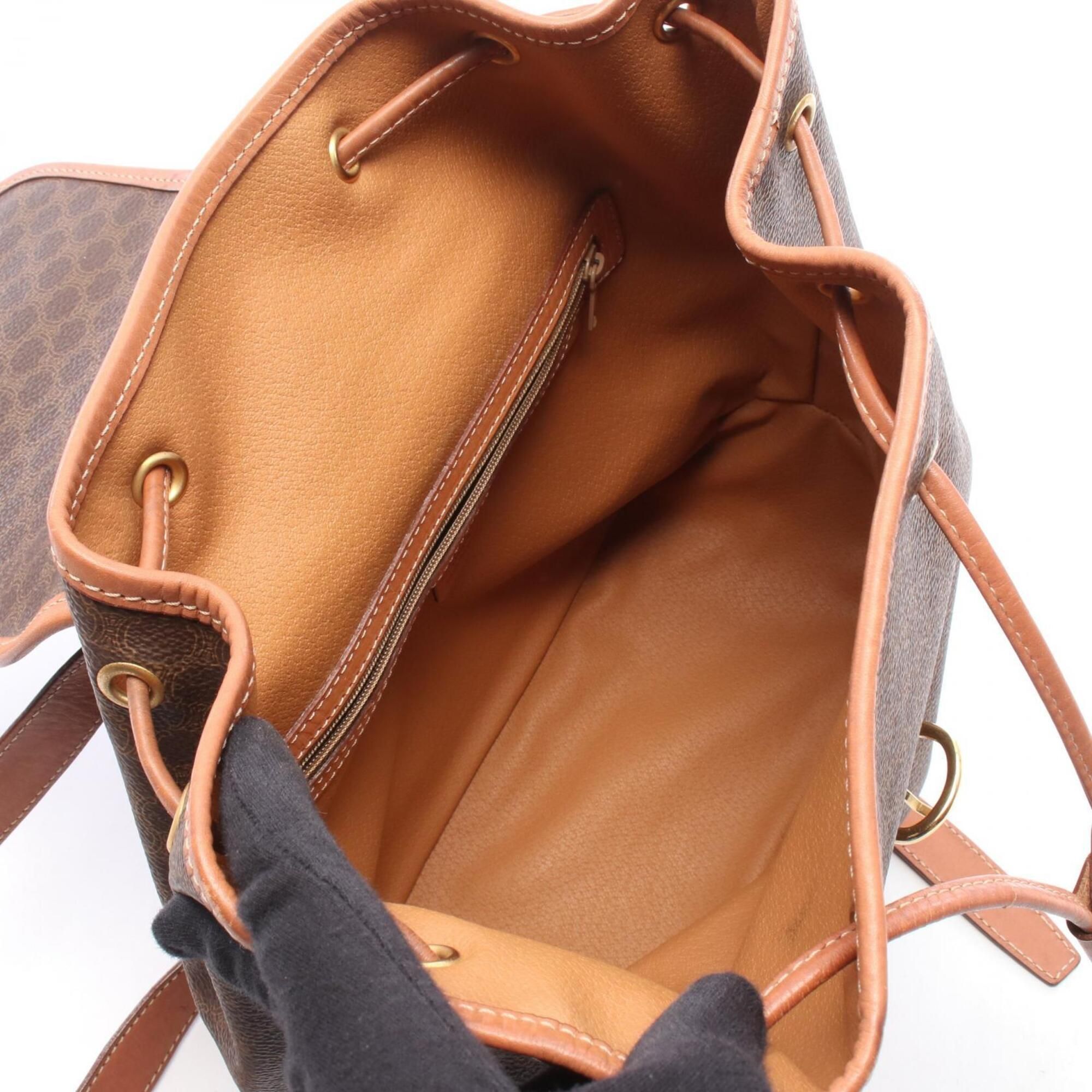 Coated Canvas Leather Backpack Handbag (Pre-Owned) - Celine - Modalova