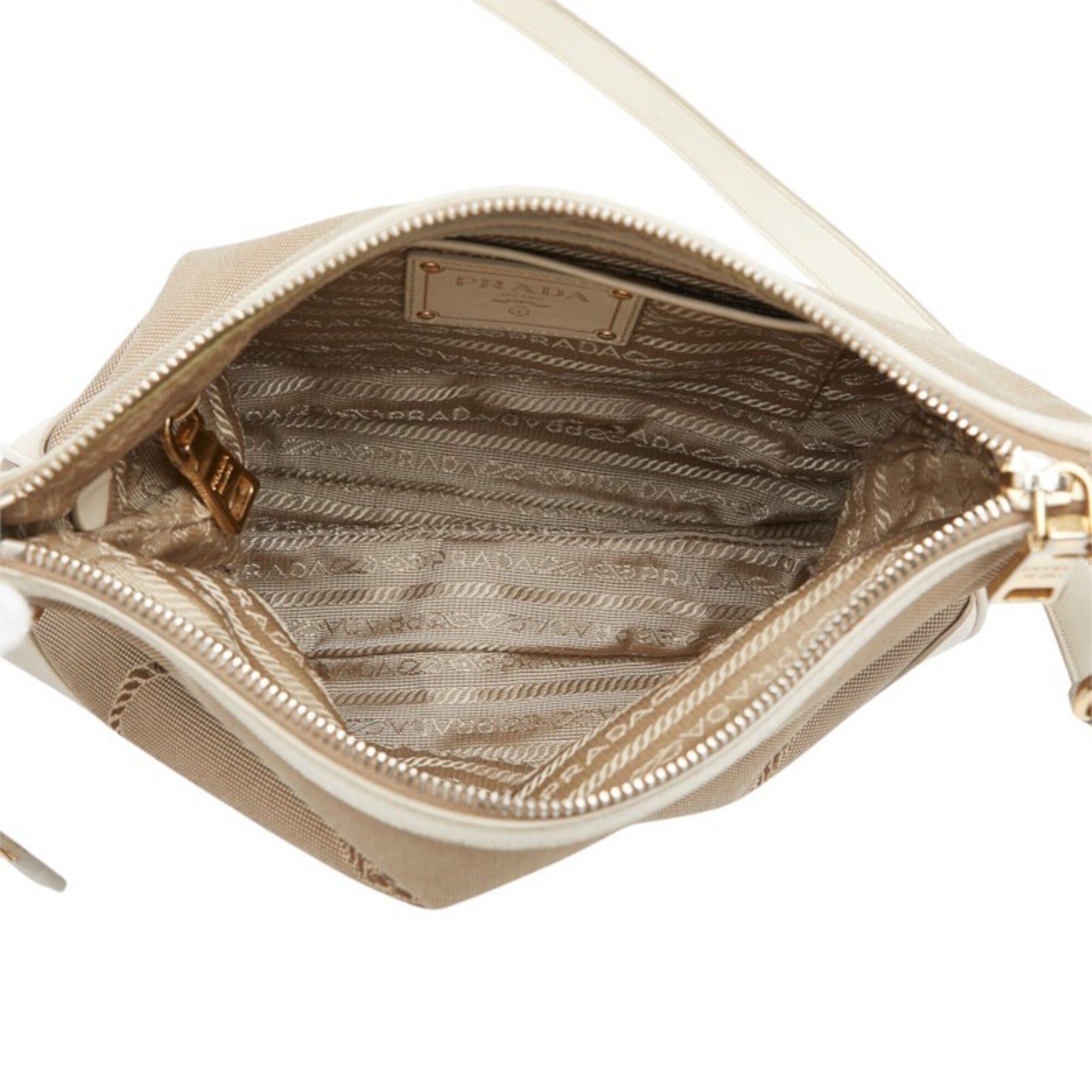 Canvas Leather Shoulder Bag (Pre-Owned) - Prada - Modalova