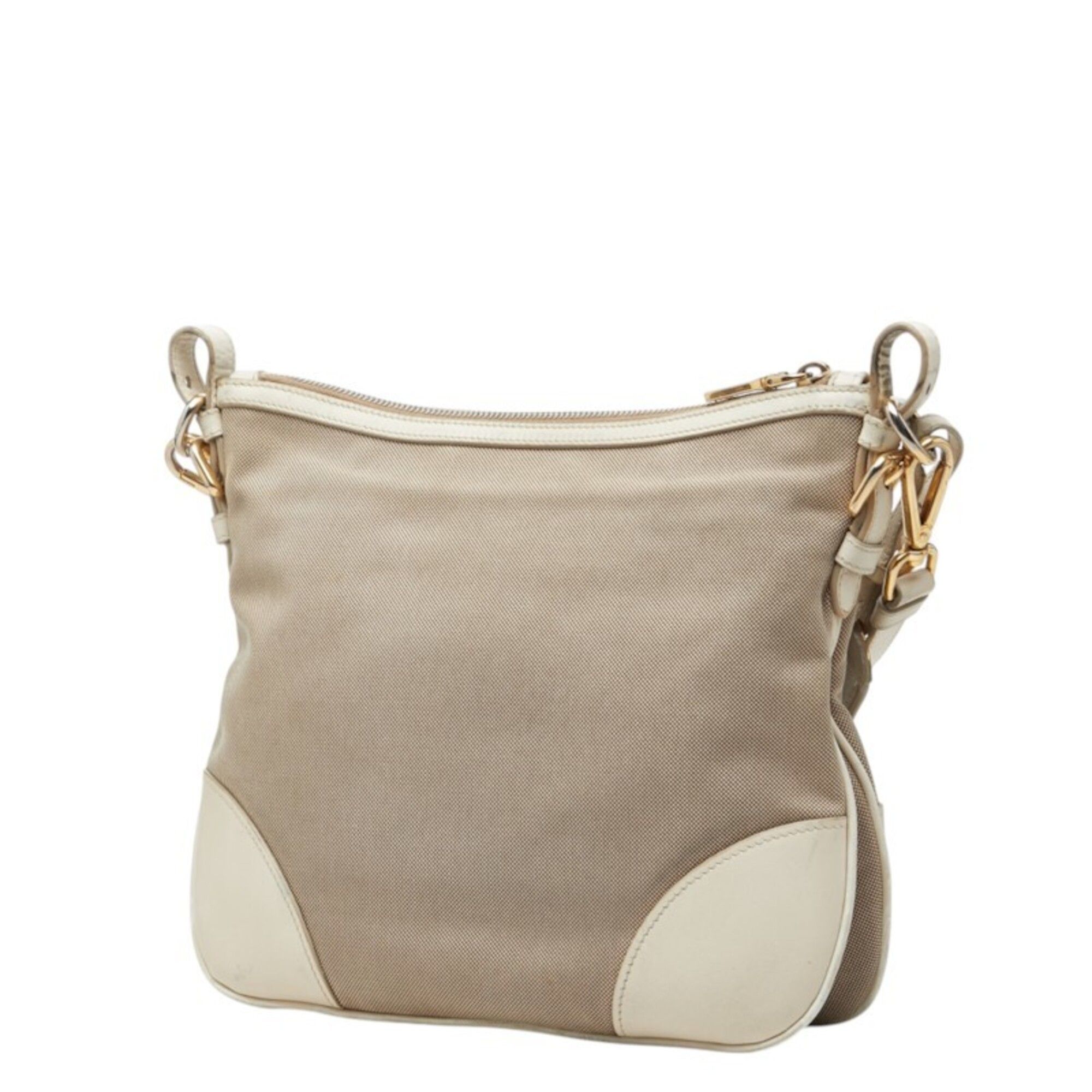 Canvas Leather Shoulder Bag (Pre-Owned) - Prada - Modalova
