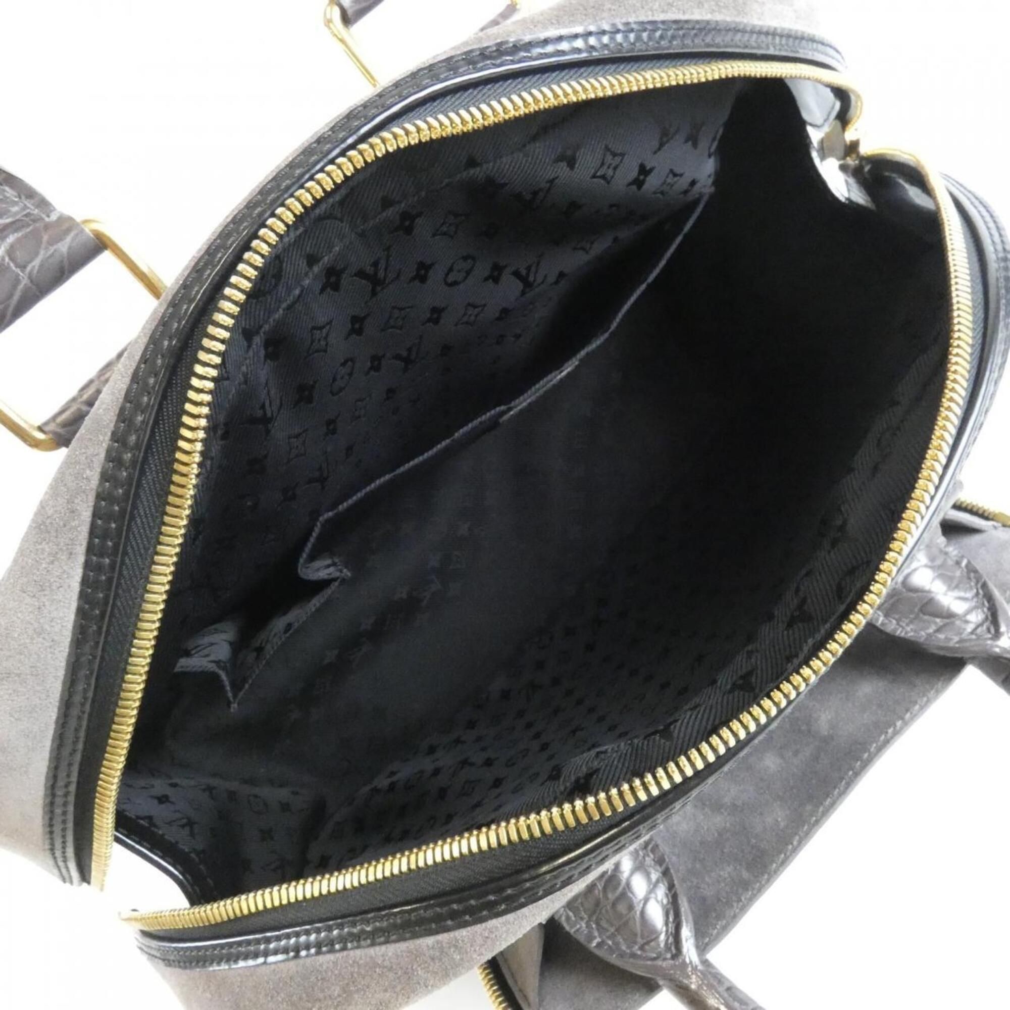 Suede Leather Handbag (Pre-Owned) - Louis Vuitton - Modalova