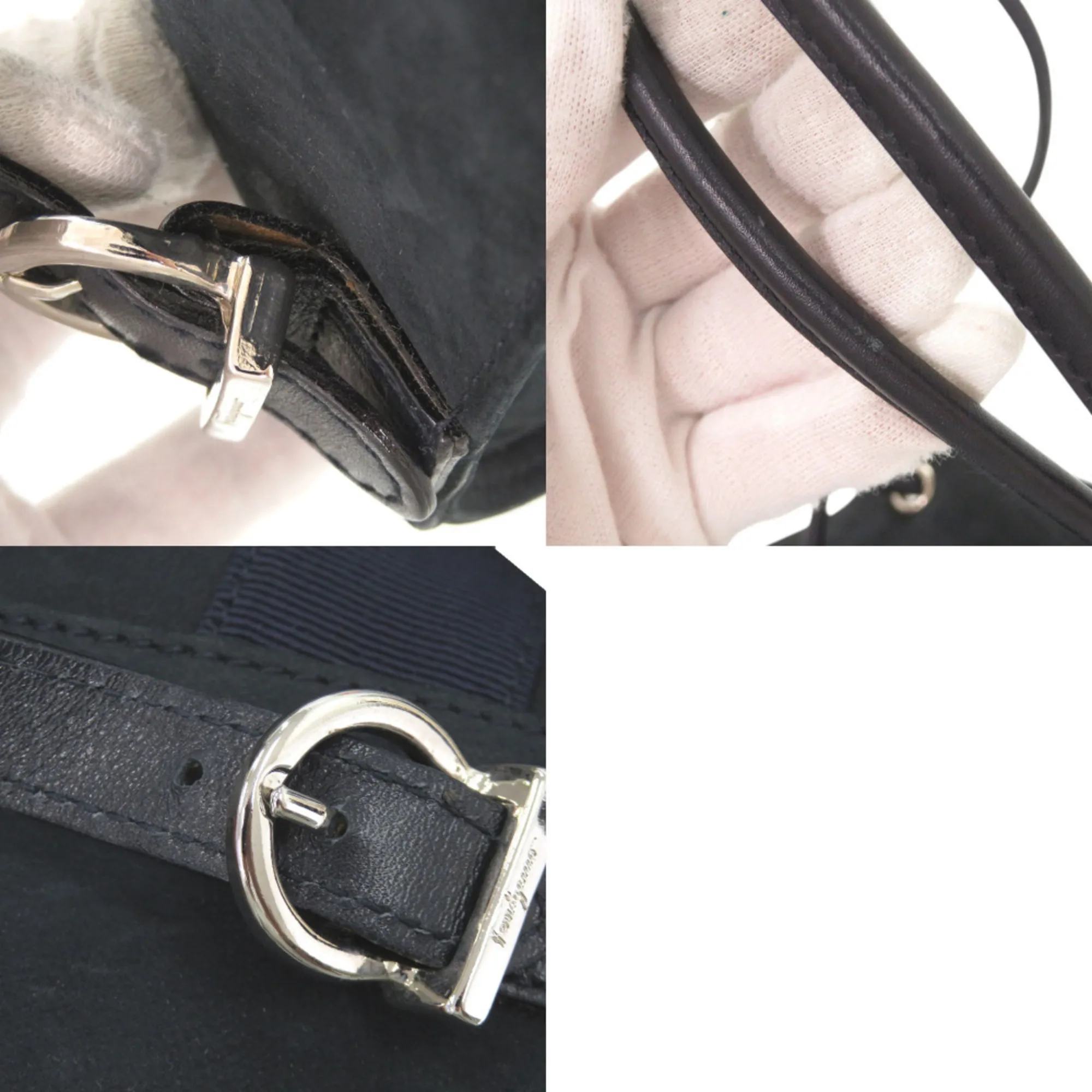 Suede Shoulder Bag (Pre-Owned) - Salvatore Ferragamo - Modalova