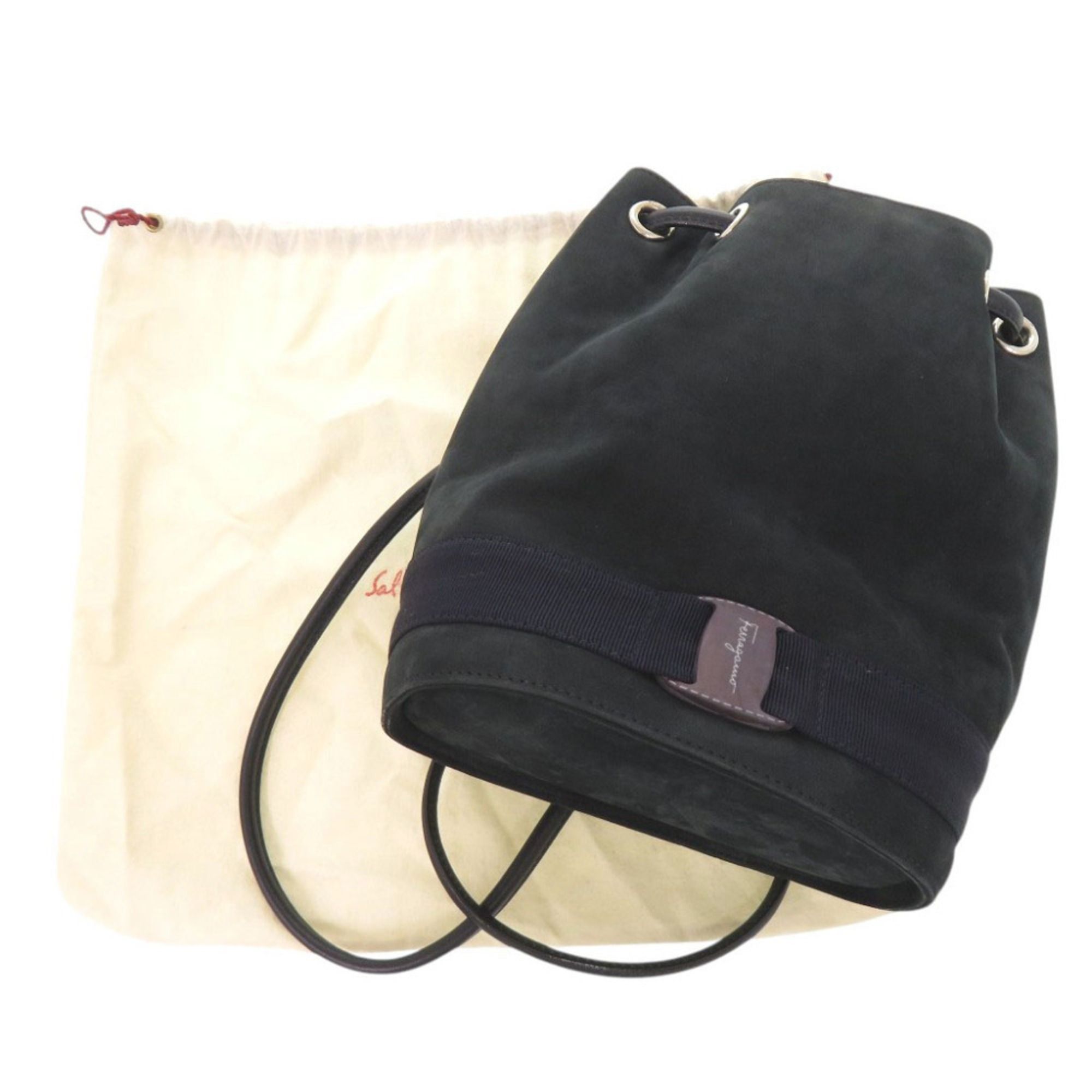 Suede Shoulder Bag (Pre-Owned) - Salvatore Ferragamo - Modalova