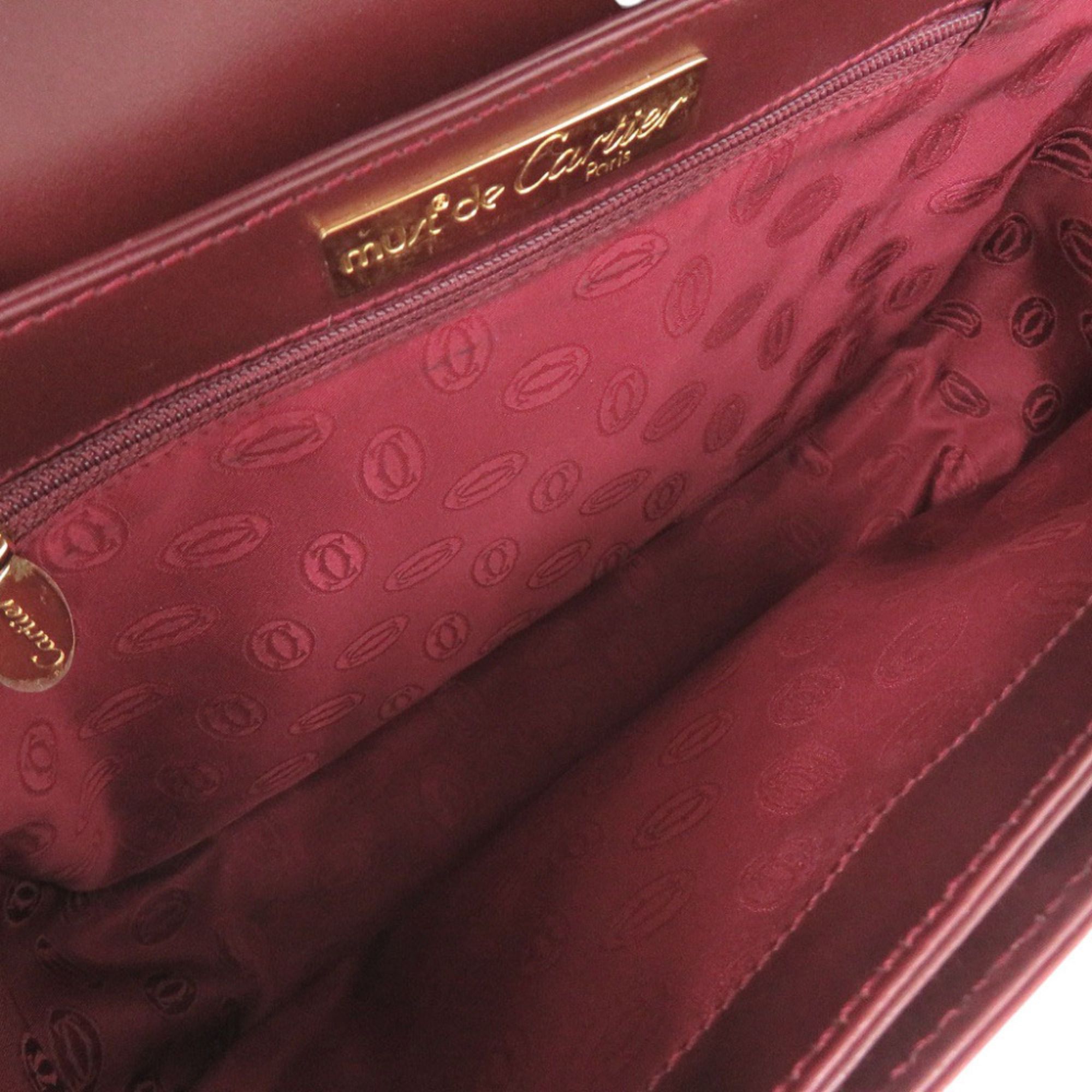 Leather Shoulder Bag (Pre-Owned) - Cartier - Modalova