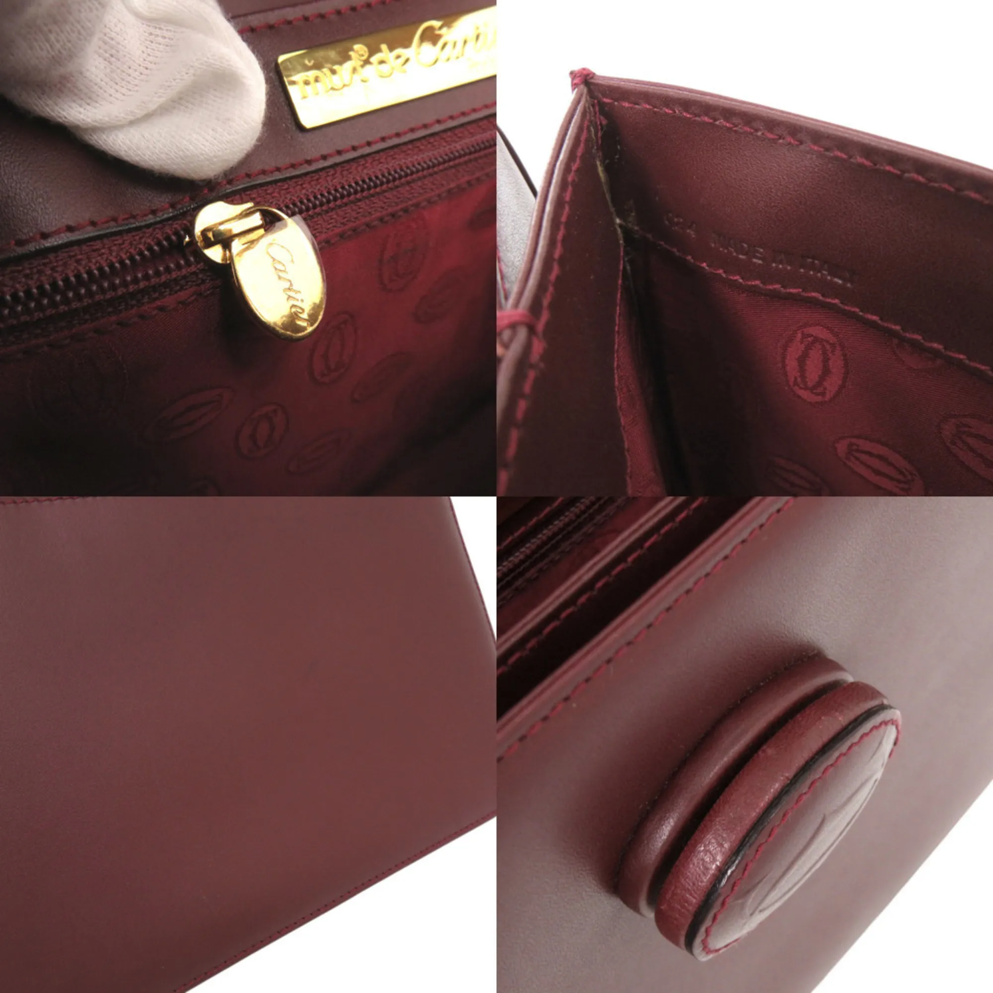 Leather Shoulder Bag (Pre-Owned) - Cartier - Modalova