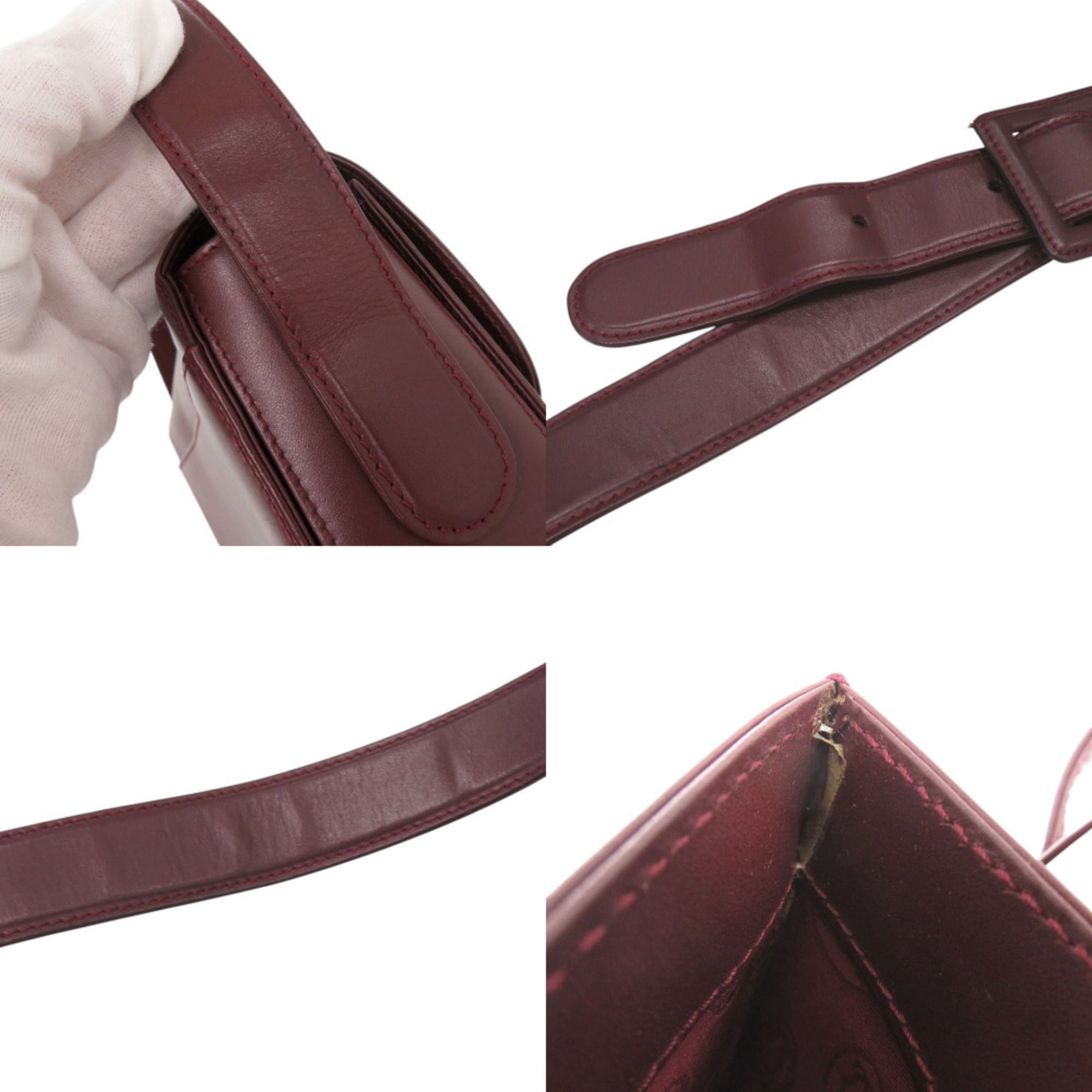 Leather Shoulder Bag (Pre-Owned) - Cartier - Modalova