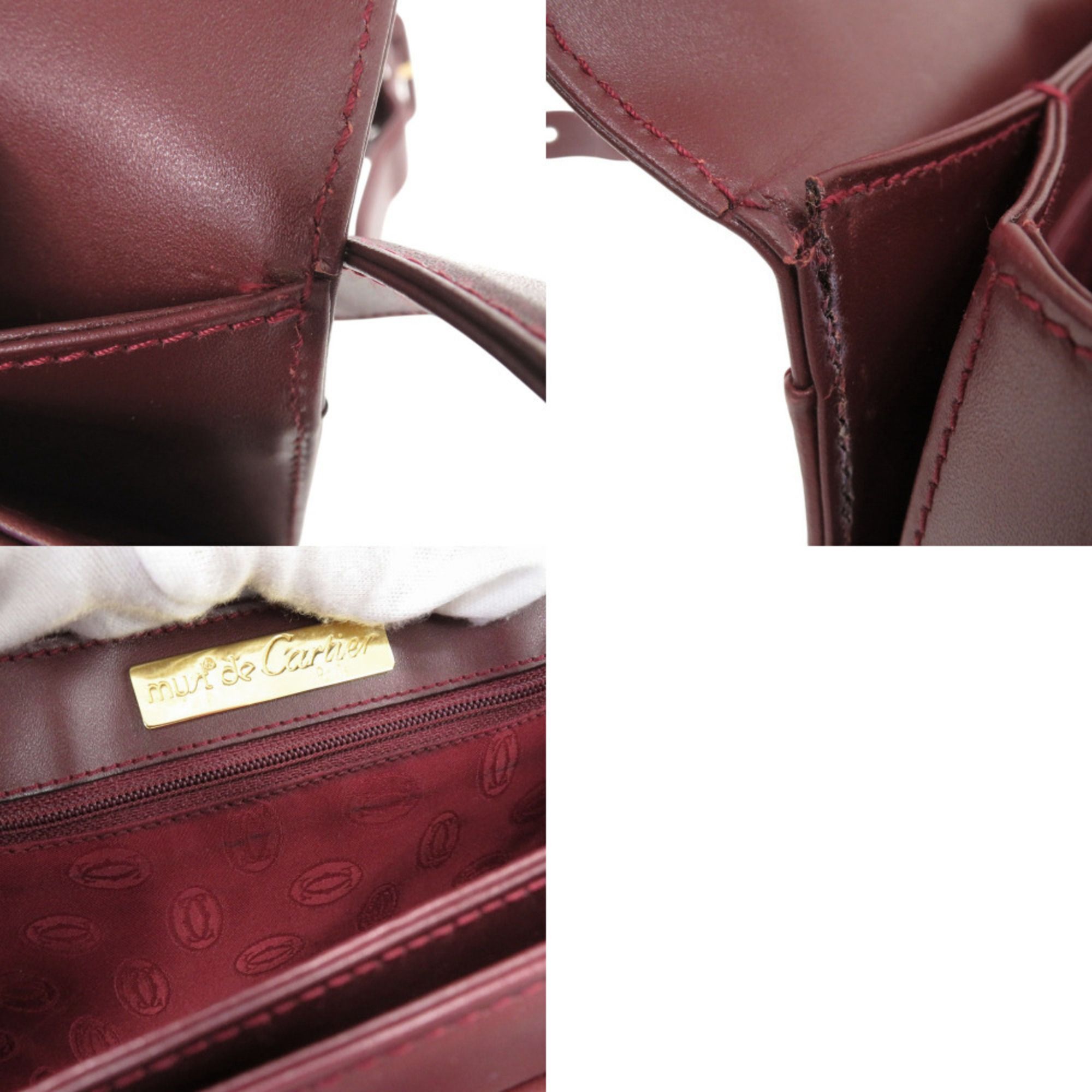 Leather Shoulder Bag (Pre-Owned) - Cartier - Modalova