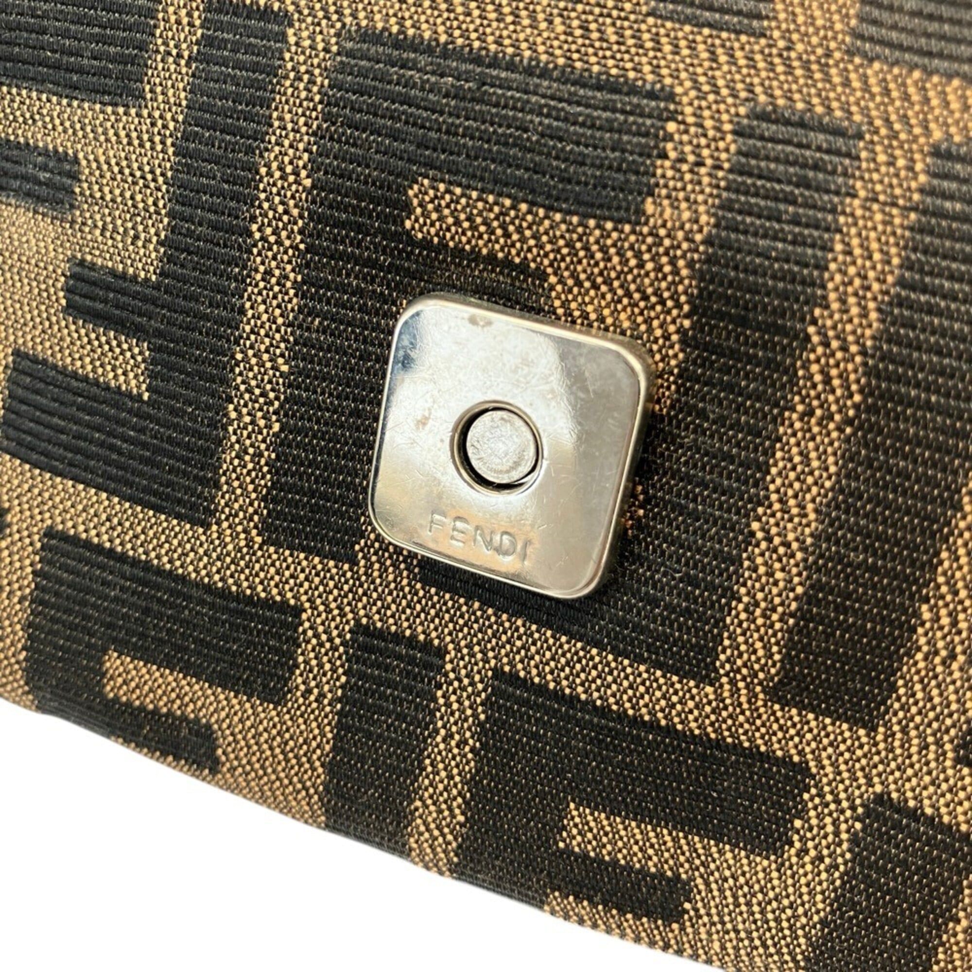 Canvas Leather Handbag (Pre-Owned) - Fendi - Modalova