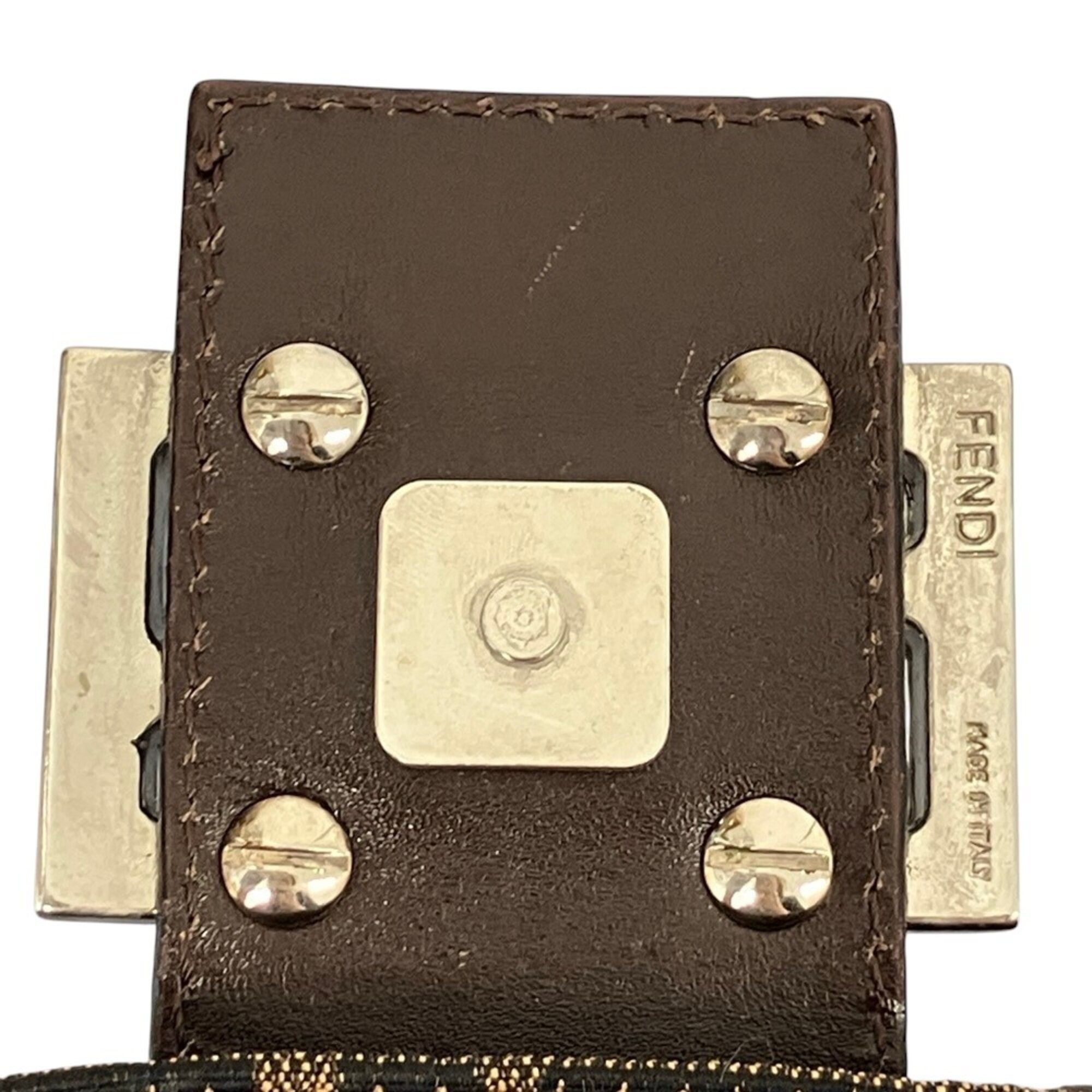 Canvas Leather Handbag (Pre-Owned) - Fendi - Modalova