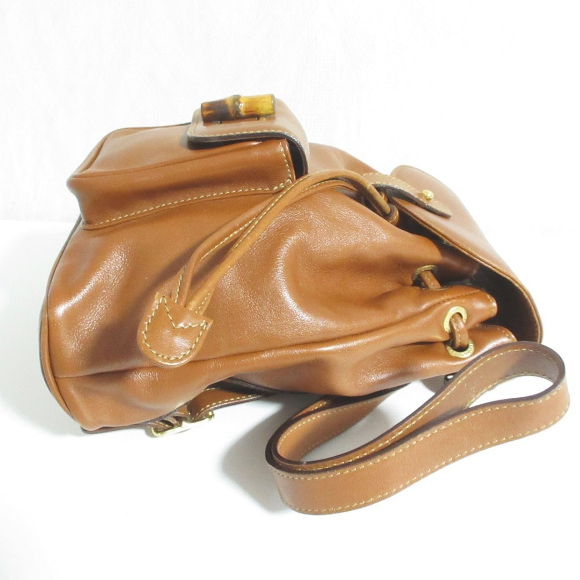 Gucci Brown Backpack (Pre-Owned) - Gucci - Modalova