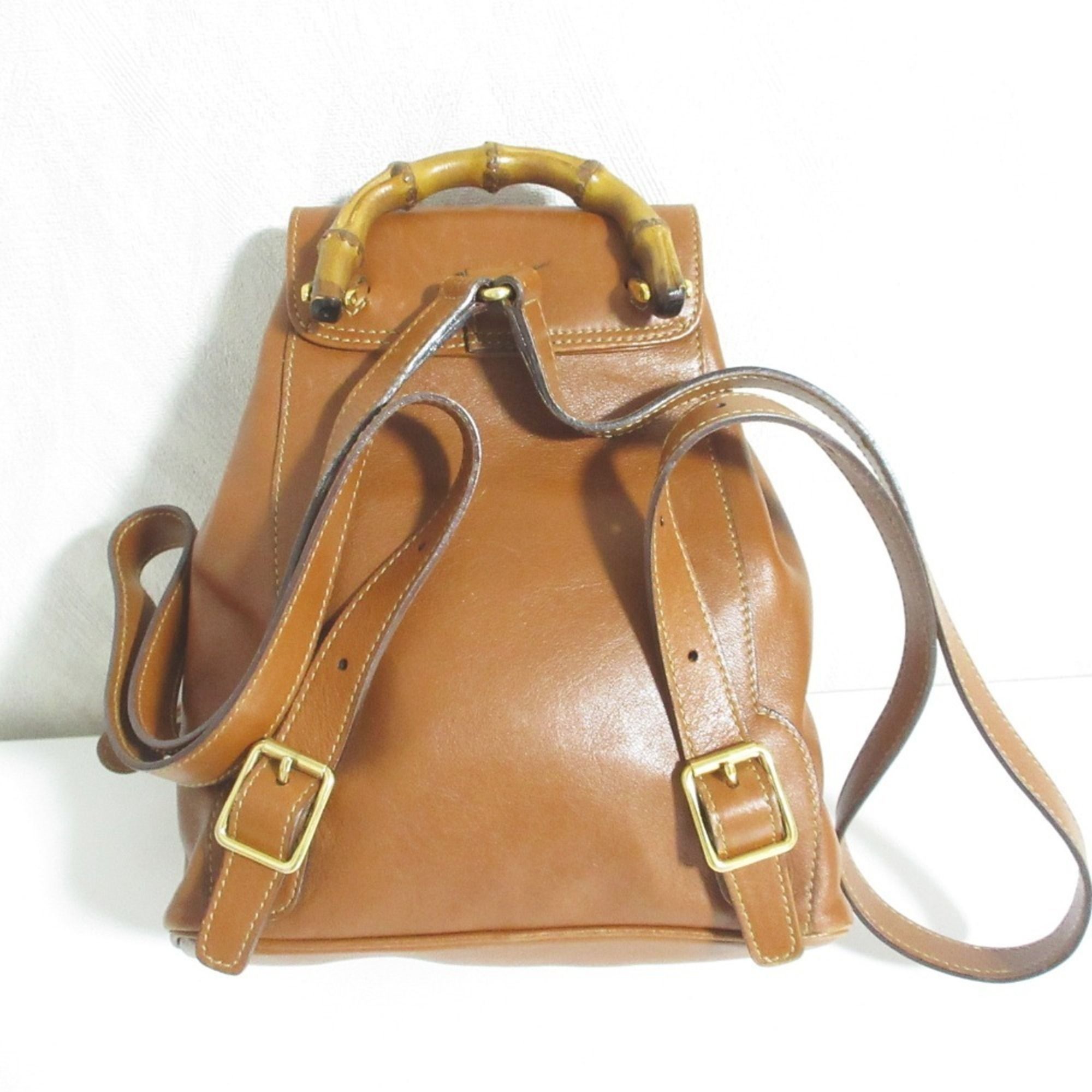 Gucci Brown Backpack (Pre-Owned) - Gucci - Modalova