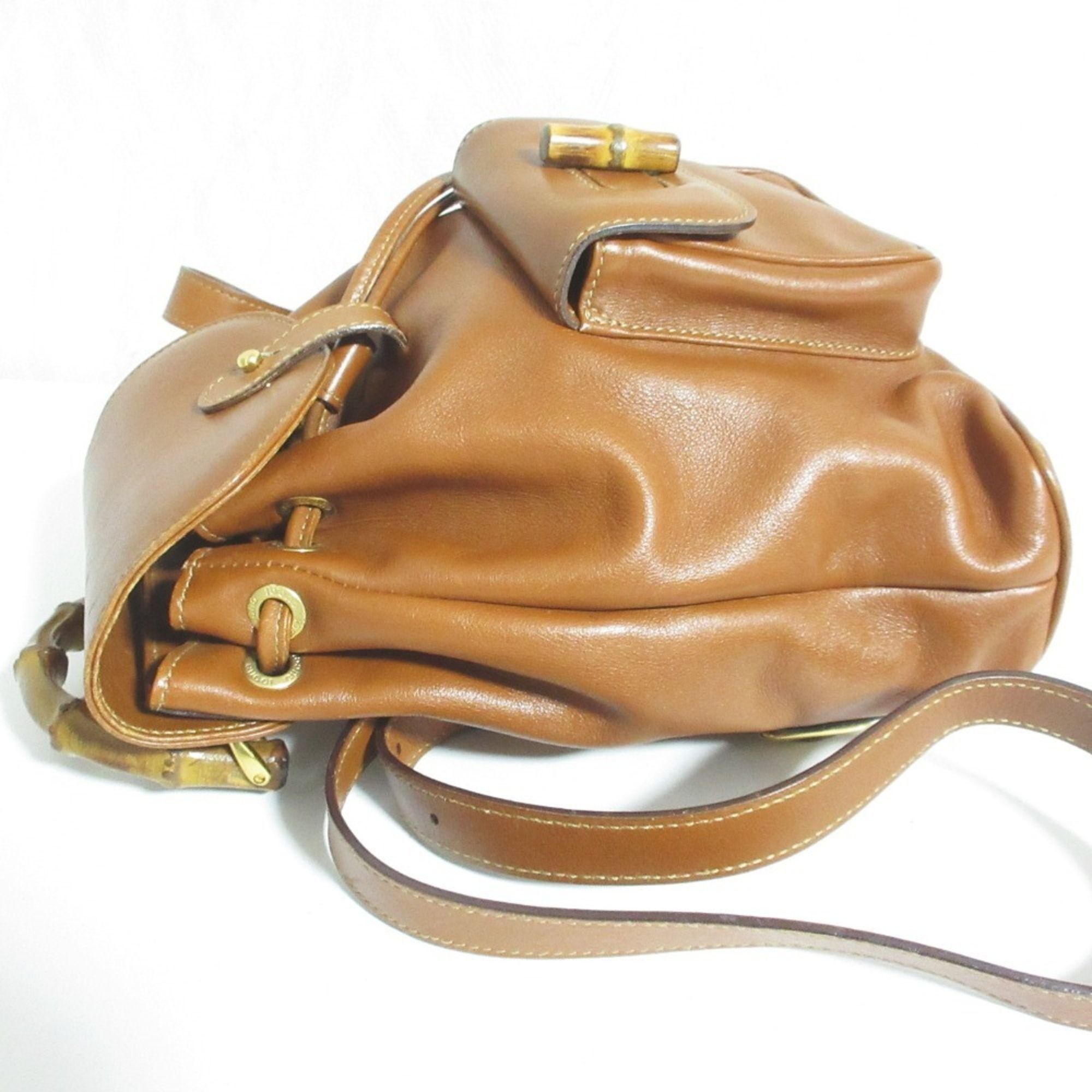 Gucci Brown Backpack (Pre-Owned) - Gucci - Modalova