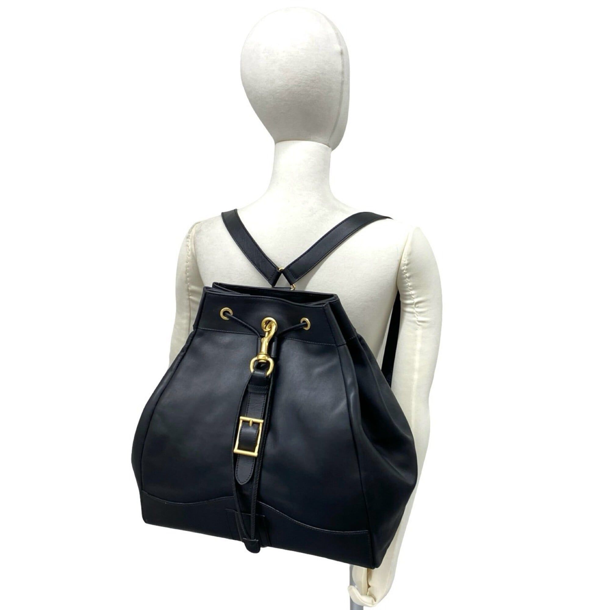 Leather Backpack (Pre-Owned) - Gucci - Modalova
