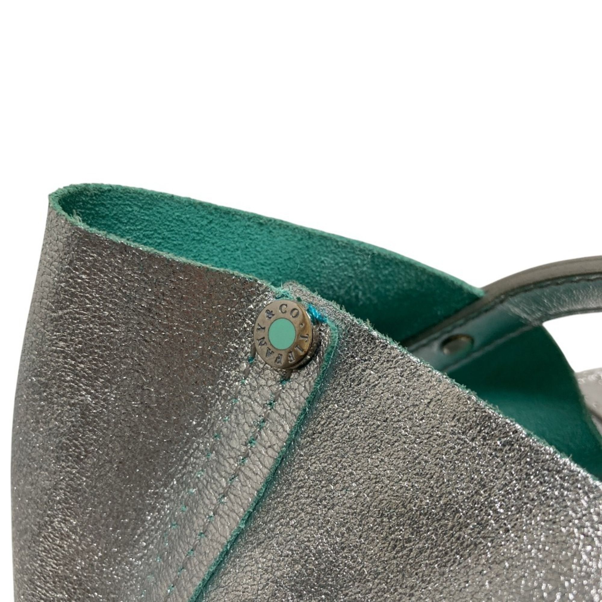Leather Tote Bag (Pre-Owned) - Tiffany - Modalova
